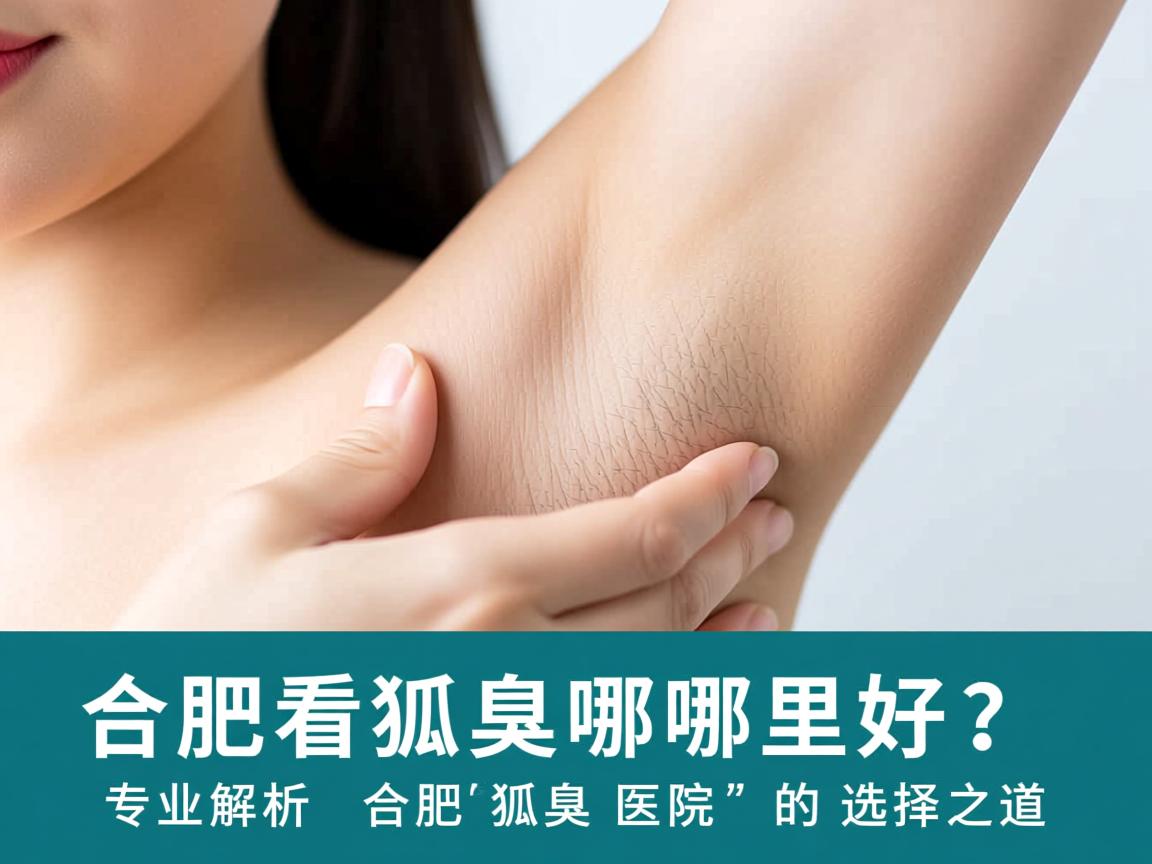 合肥看狐臭哪里好？专业解析合肥狐臭医院的选择之道