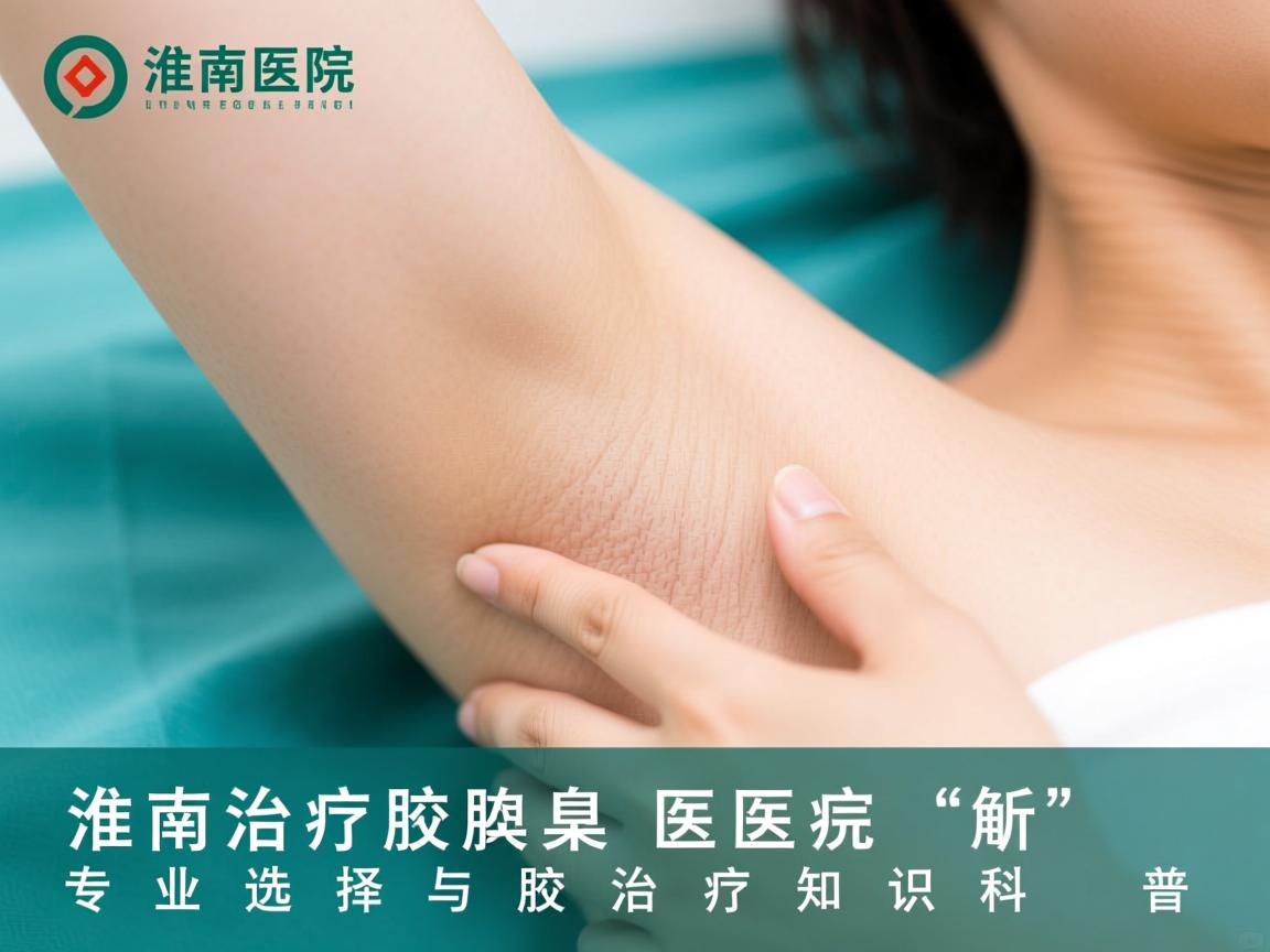 淮南治疗腋臭医院解析，专业选择与腋臭治疗知识科普