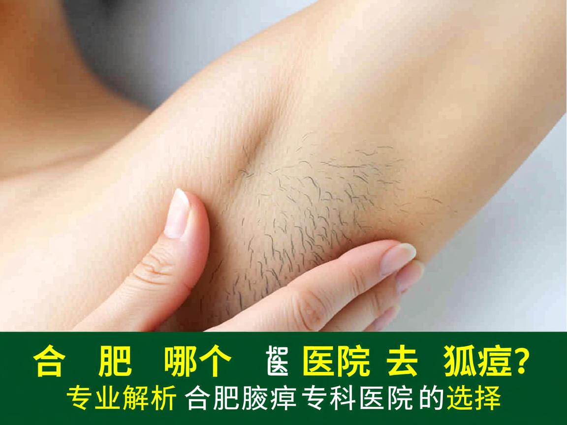合肥哪个医院去狐臭？专业解析合肥腋臭专科医院的选择