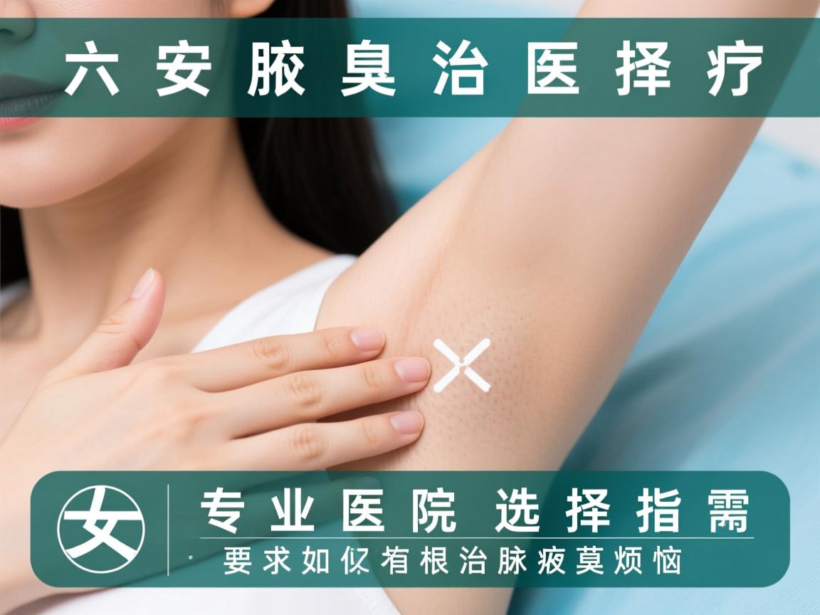 六安腋臭治疗医院选择指南，专业医院如何根治腋臭烦恼