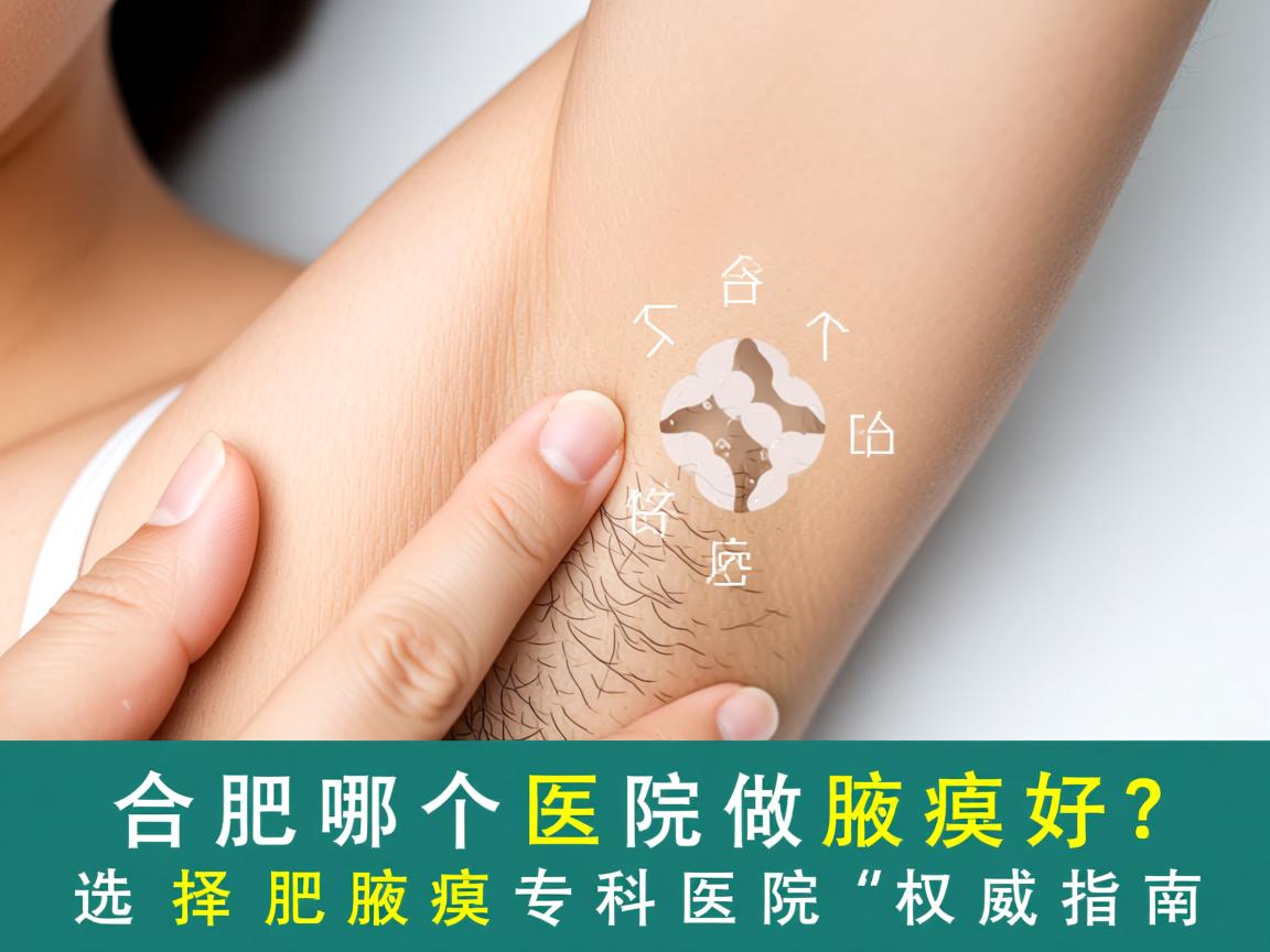 合肥哪个医院做腋臭好？选择合肥腋臭专科医院的权威指南