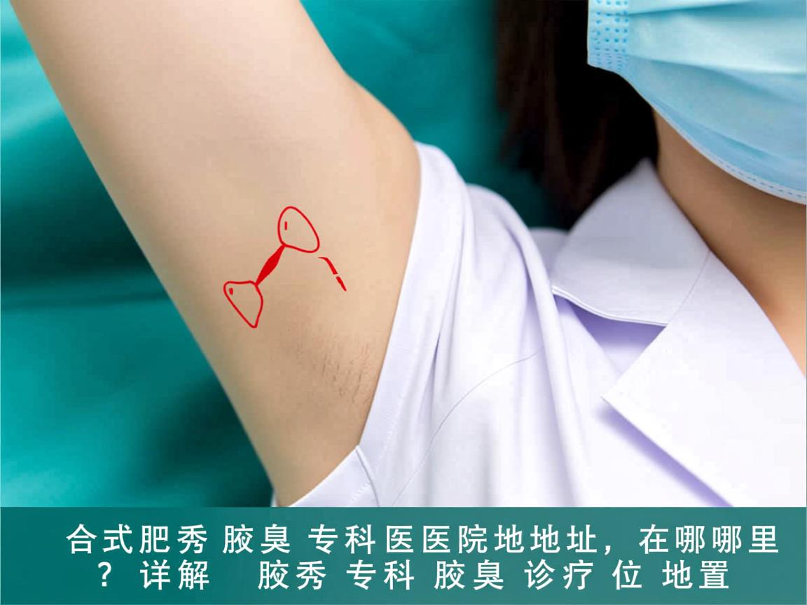 合肥腋秀腋臭专科医院地址在哪里？详解腋秀专科腋臭诊疗位置