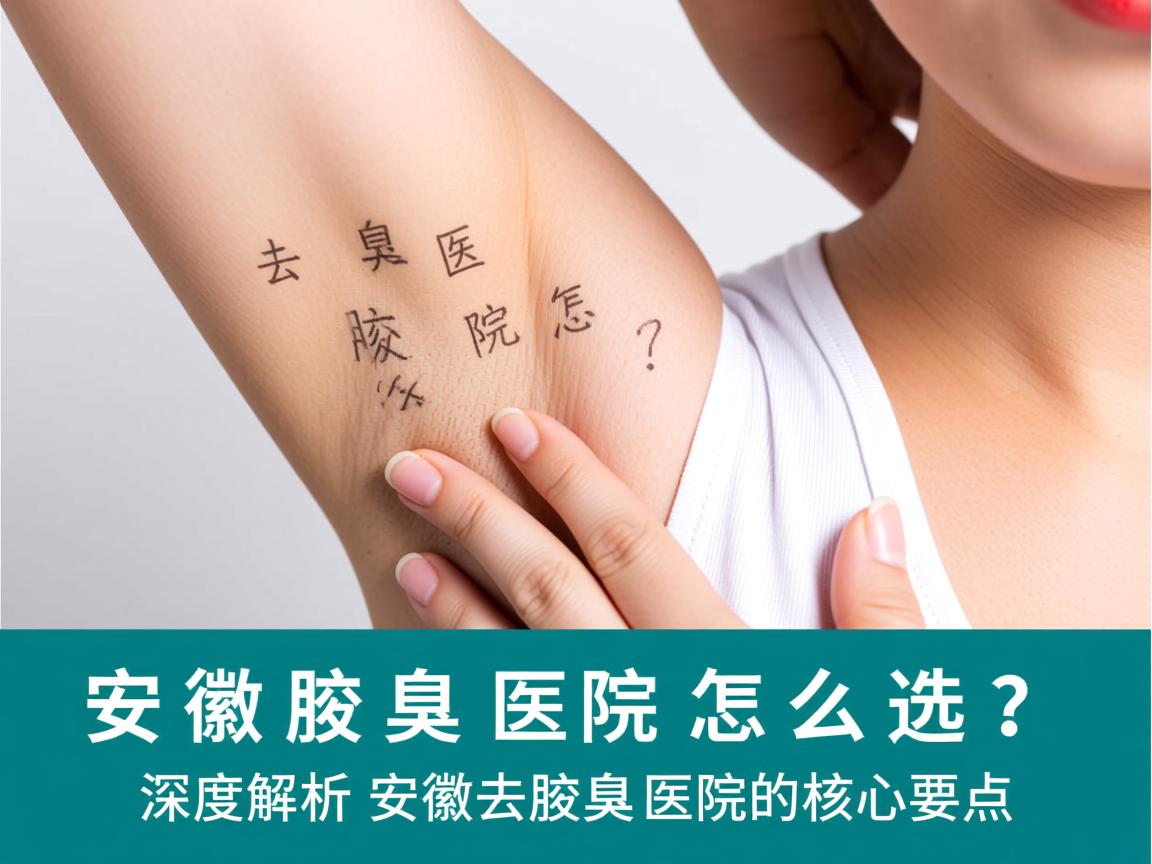 安徽去腋臭医院怎么选？深度解析安徽去腋臭医院的核心要点