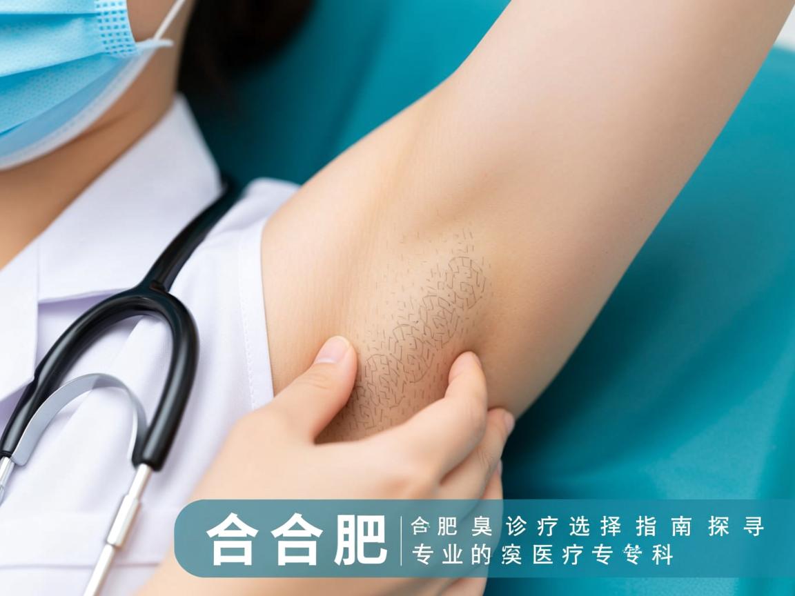合肥腋臭诊疗选择指南，探寻合肥专业的腋臭医疗专科