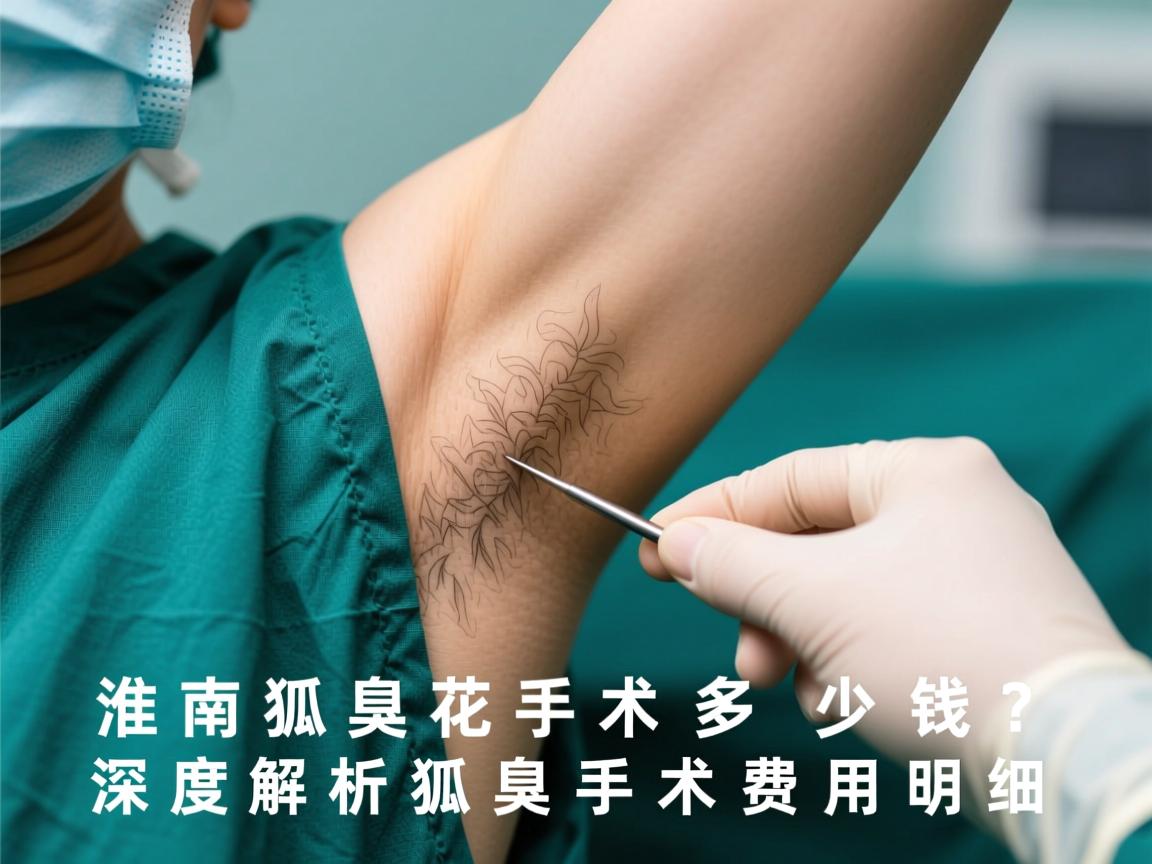 淮南狐臭手术花多少钱？深度解析狐臭手术费用明细