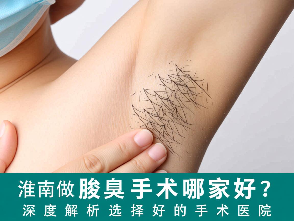 淮南做腋臭手术哪家好？深度解析如何选择好的腋臭手术医院