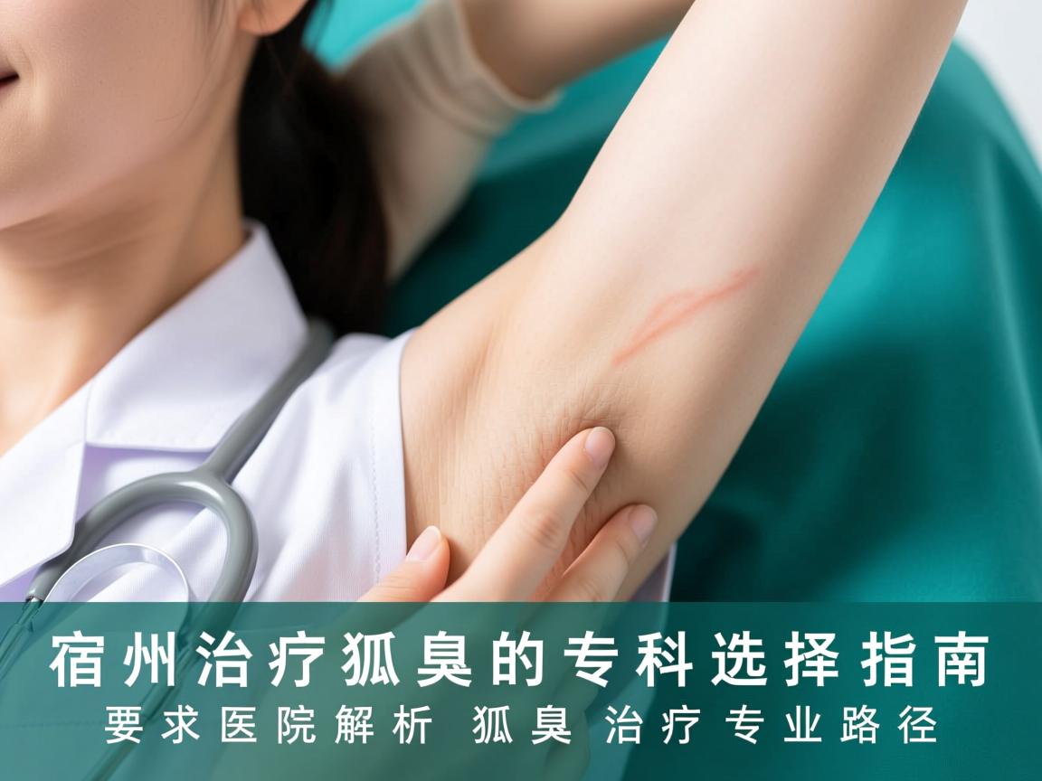 宿州治疗狐臭的专科医院选择指南，解析狐臭治疗的专业路径