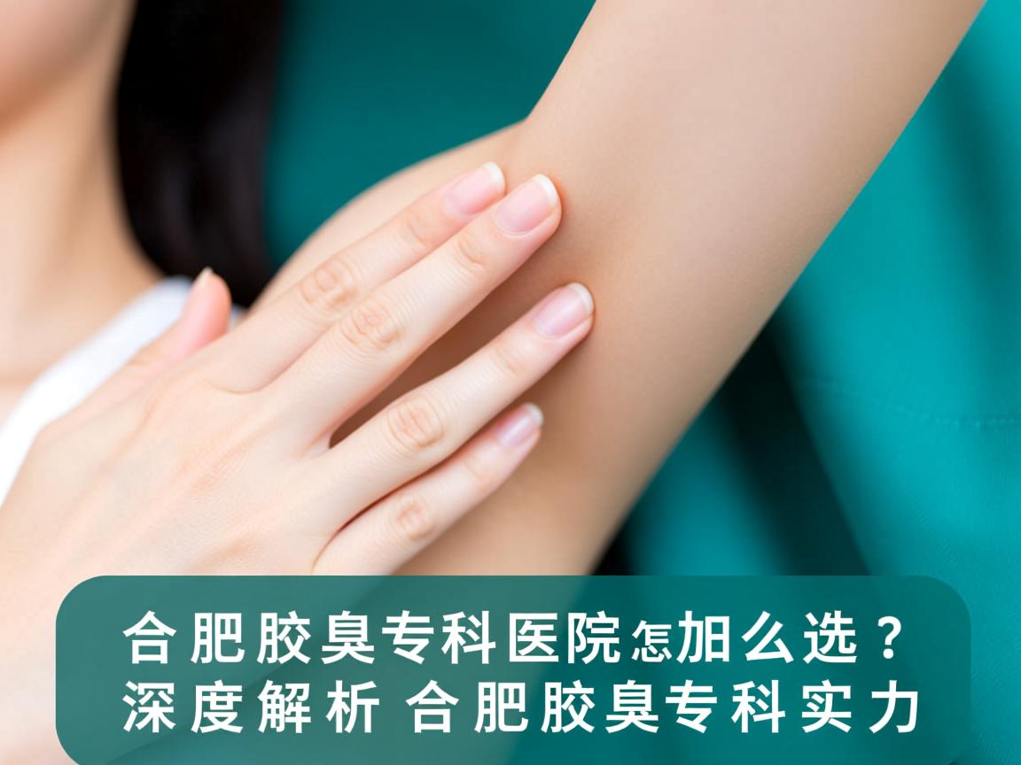 合肥腋臭专科医院怎么选？深度解析合肥腋臭专科实力