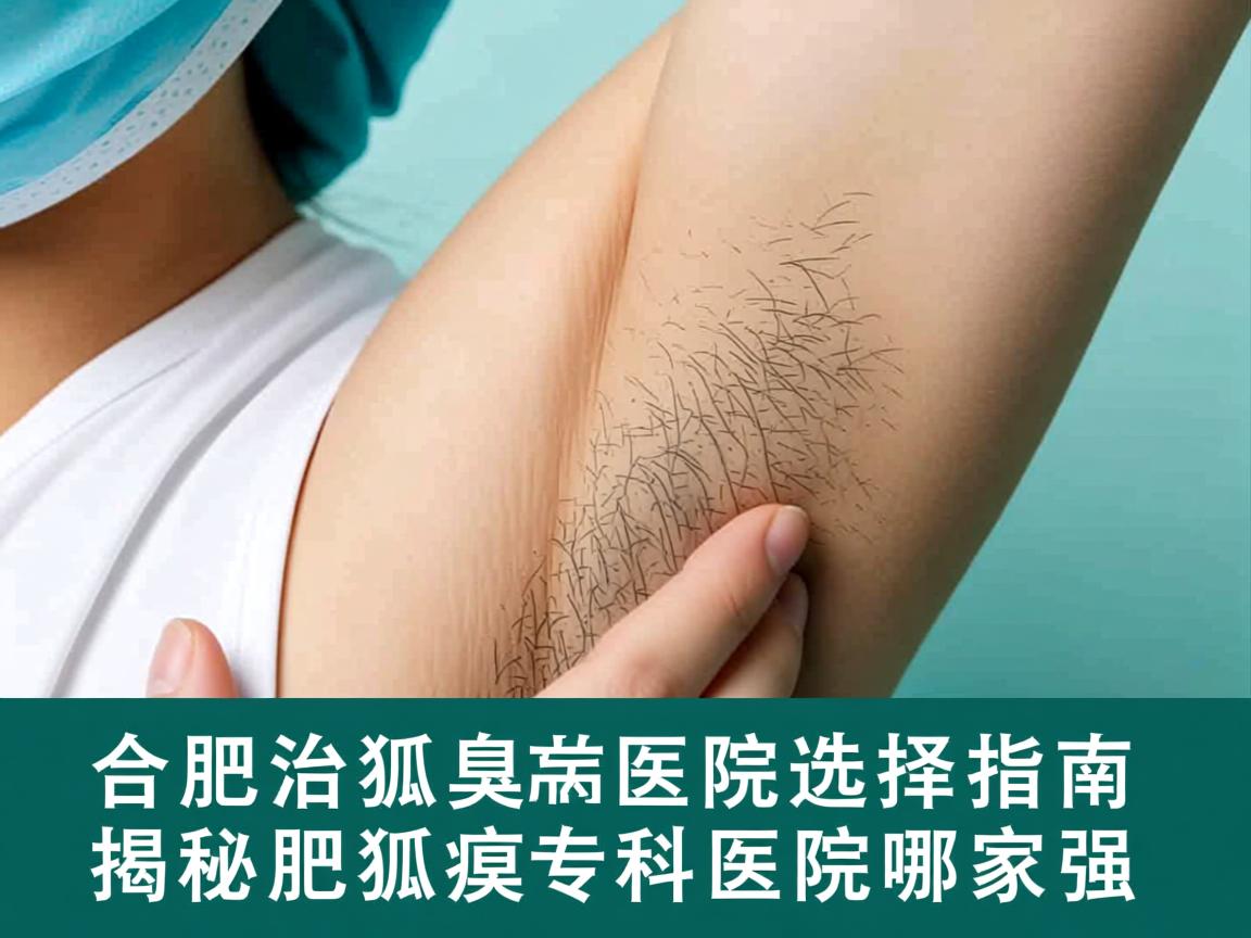 合肥治狐臭医院选择指南，揭秘合肥狐臭专科医院哪家强