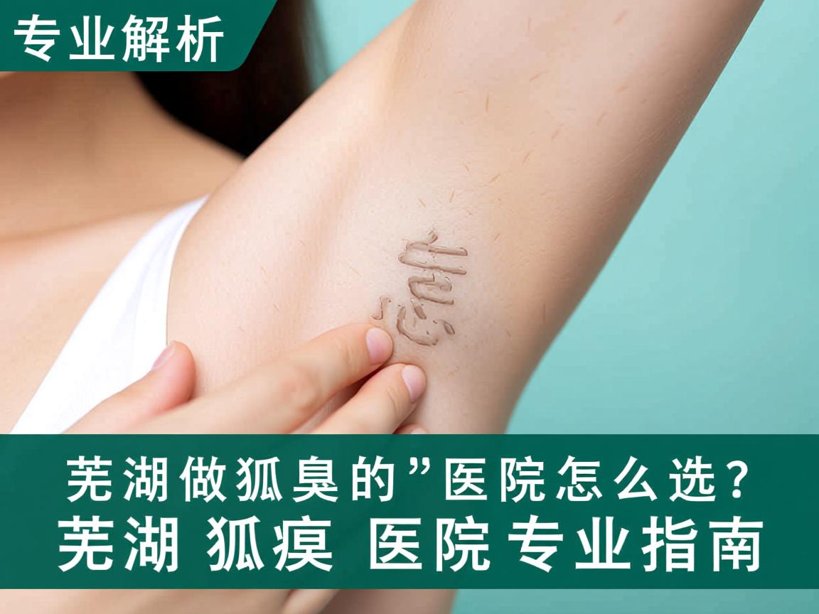 专业解析,芜湖做狐臭的医院怎么选?芜湖狐臭医院专业指南 专业解析,芜湖做狐臭的医院怎么选?芜湖狐臭医院专业指南