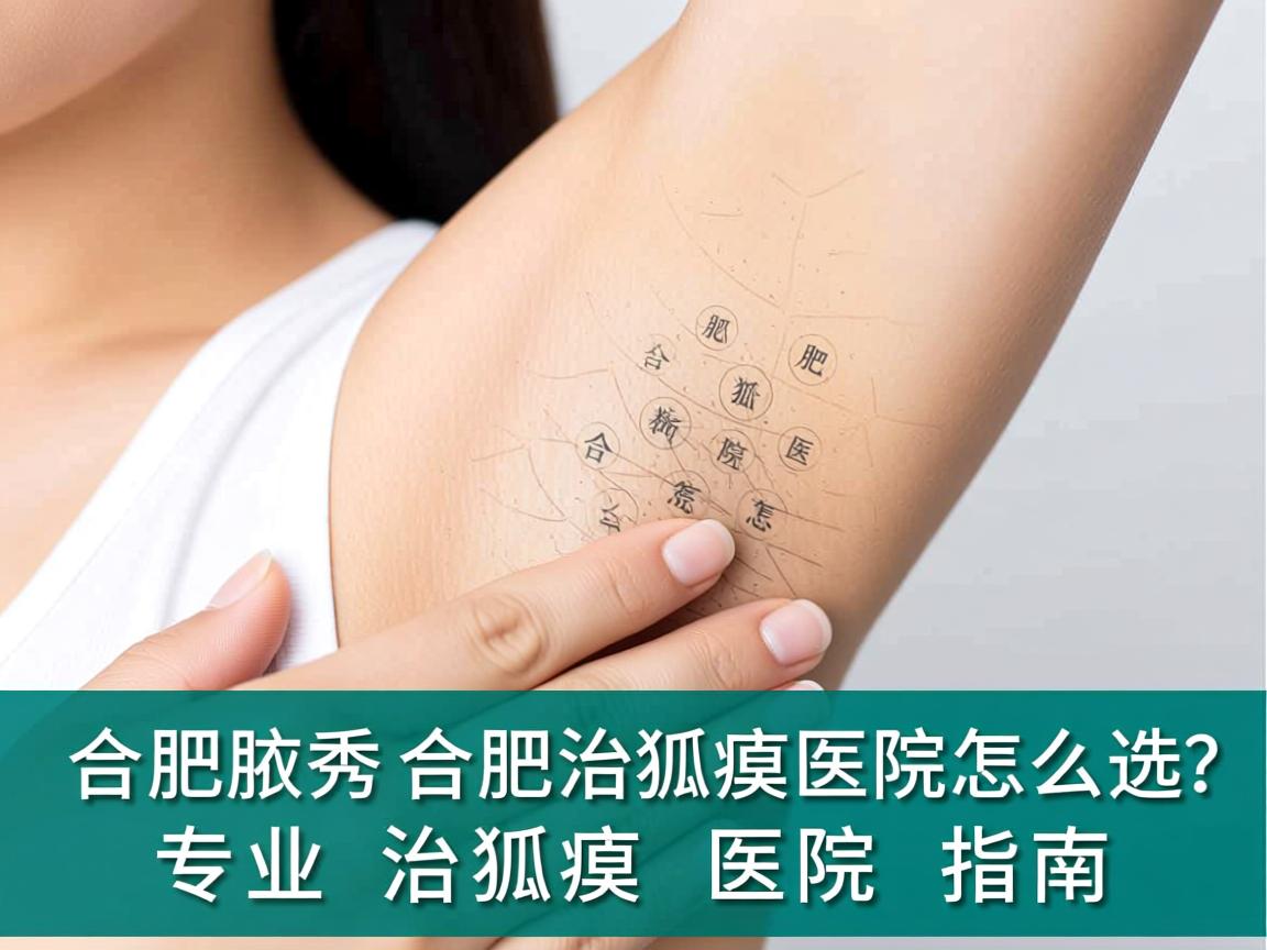 合肥腋秀解析，合肥治狐臭医院怎么选？专业治狐臭医院指南