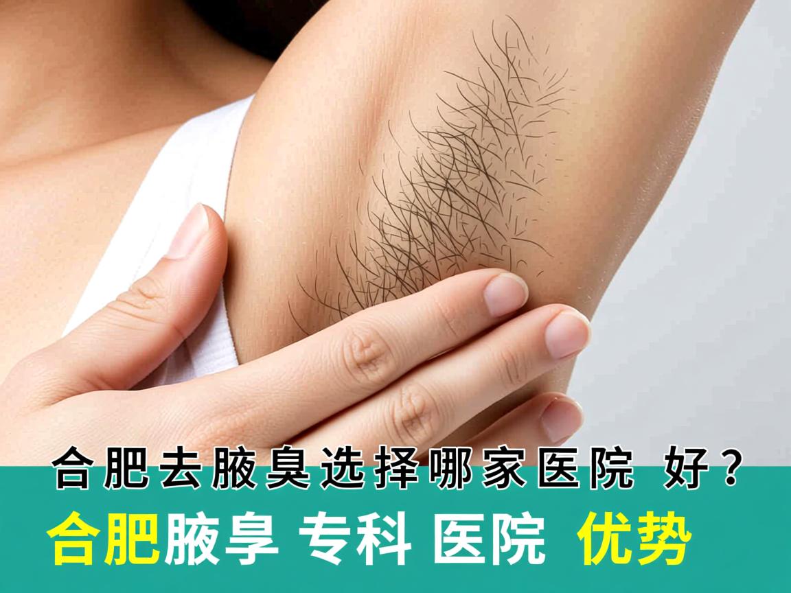 合肥去腋臭选择哪家医院好？详解合肥腋臭专科医院优势