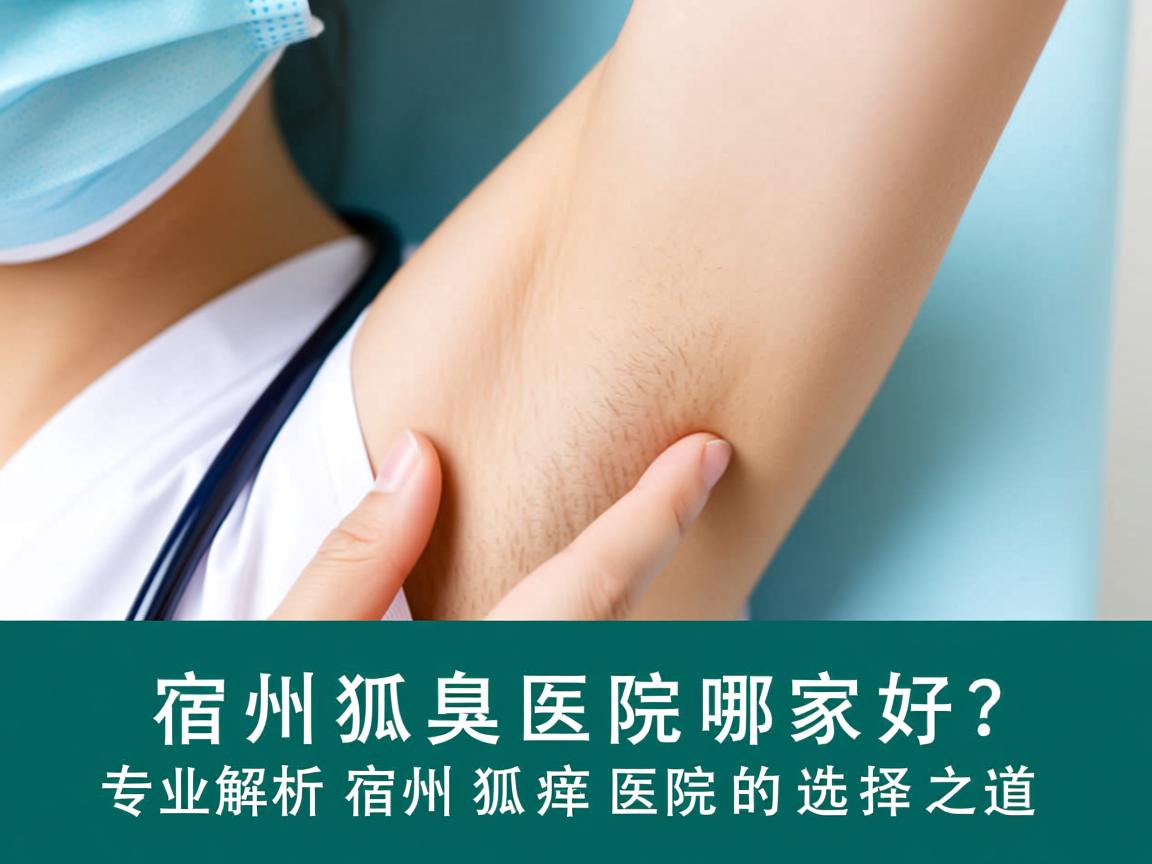 宿州狐臭医院哪家好？专业解析宿州狐臭医院的选择之道