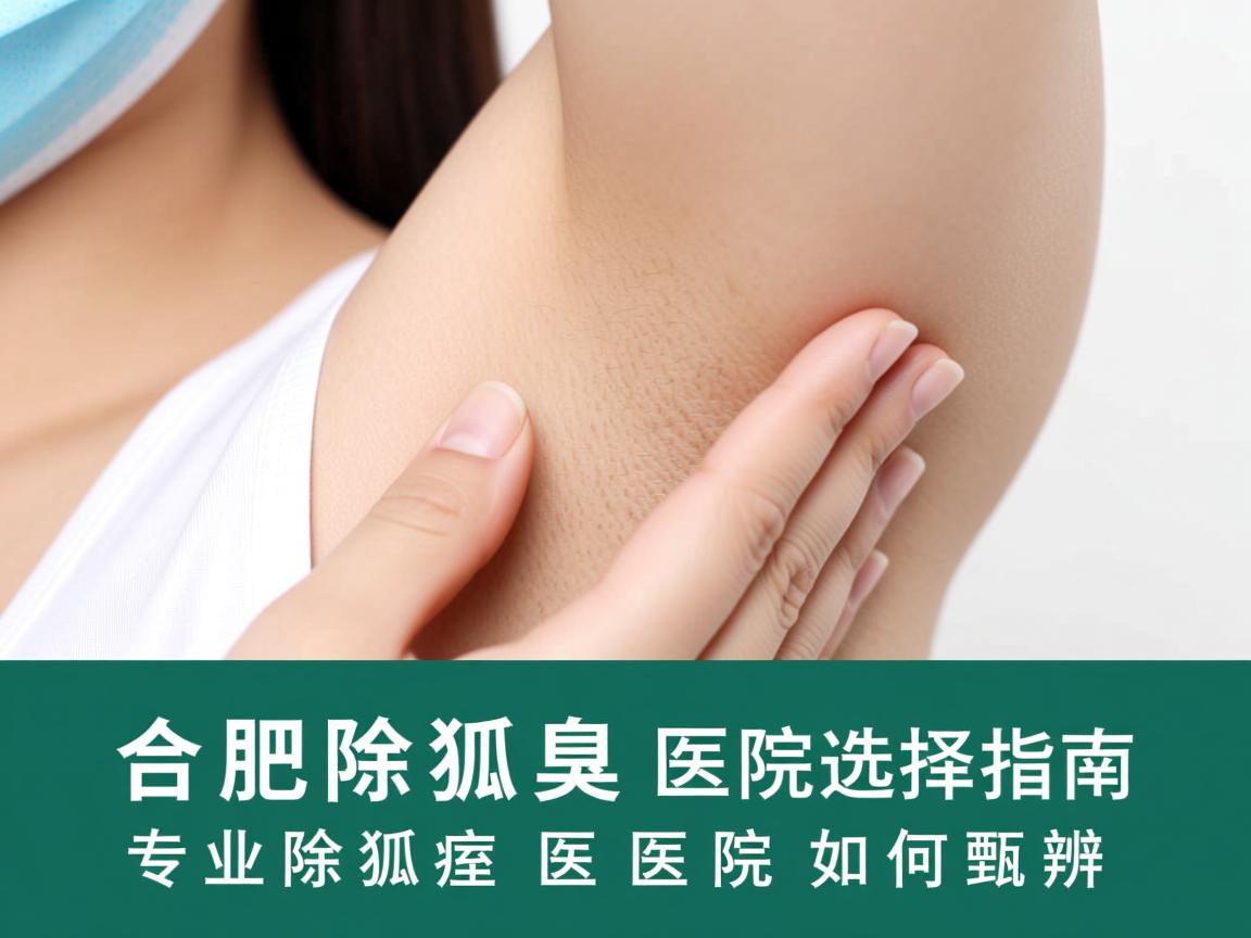 合肥除狐臭医院选择指南，专业除狐臭医院如何甄别