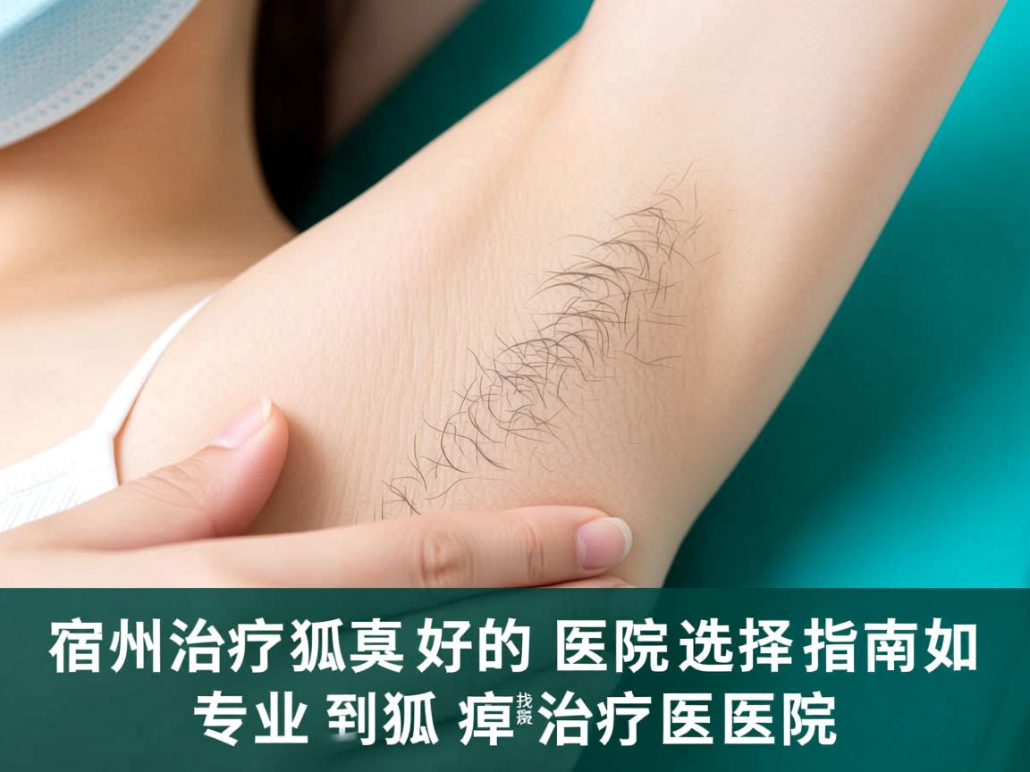 宿州治疗狐臭好的医院选择指南，如何找到专业狐臭治疗医院