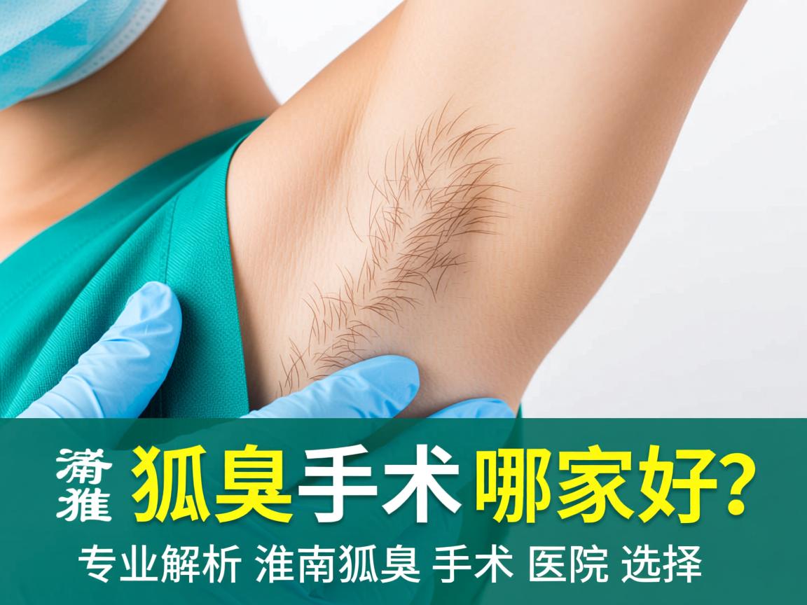 淮南狐臭手术哪家好？专业解析淮南狐臭手术医院选择
