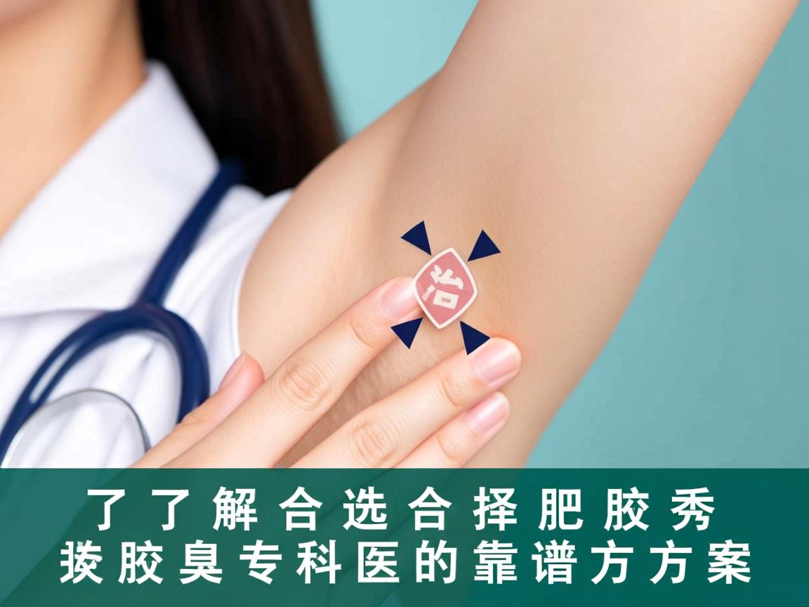 了解腋臭治疗，选择合肥腋秀腋臭专科的靠谱方案