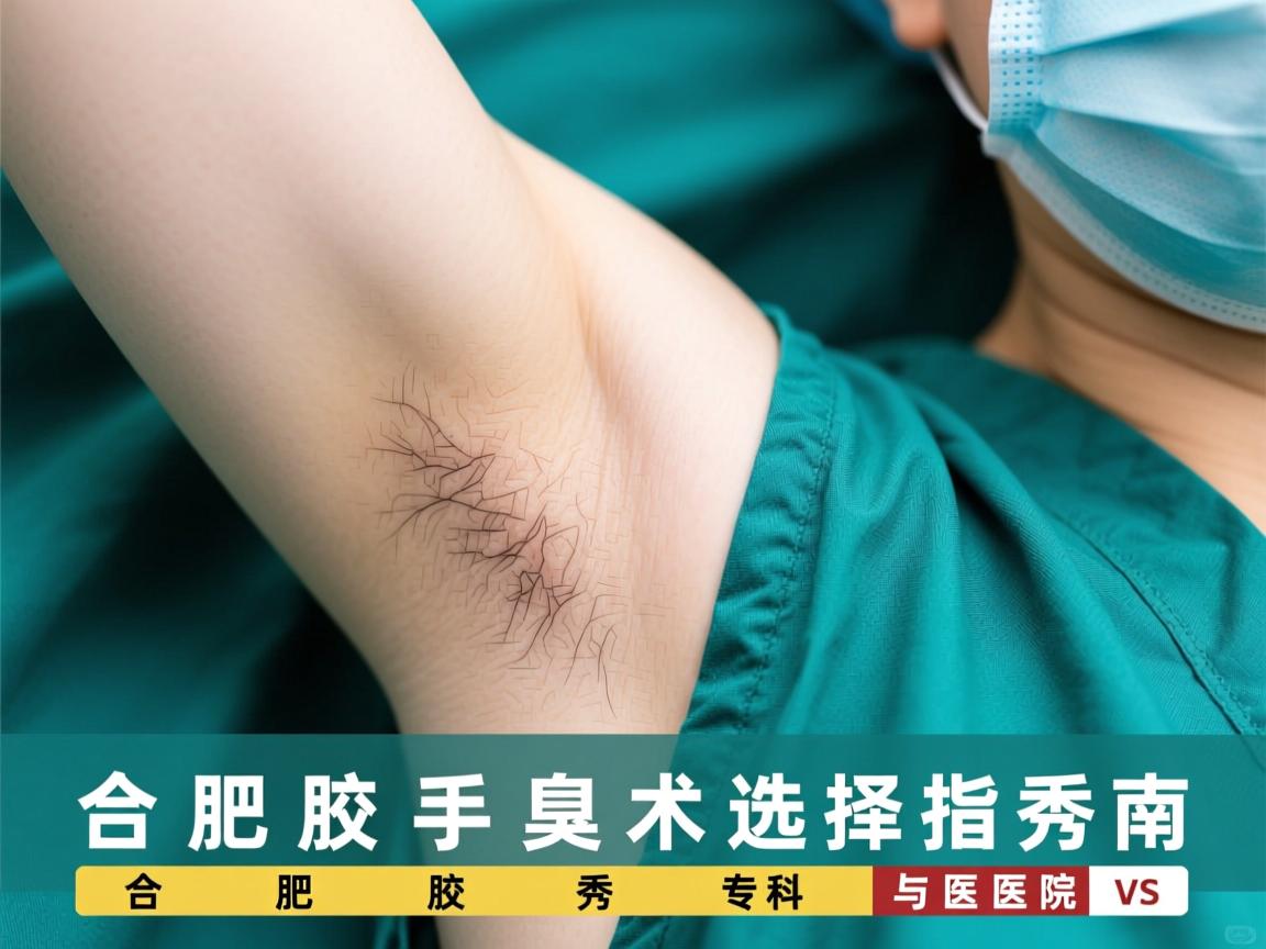 合肥腋臭手术选择指南，详解合肥腋秀专科与医院对比