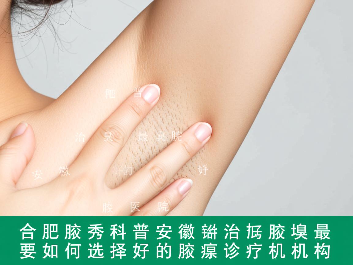 合肥腋秀科普，安徽治腋臭最好的医院，如何选择最好的腋臭诊疗机构
