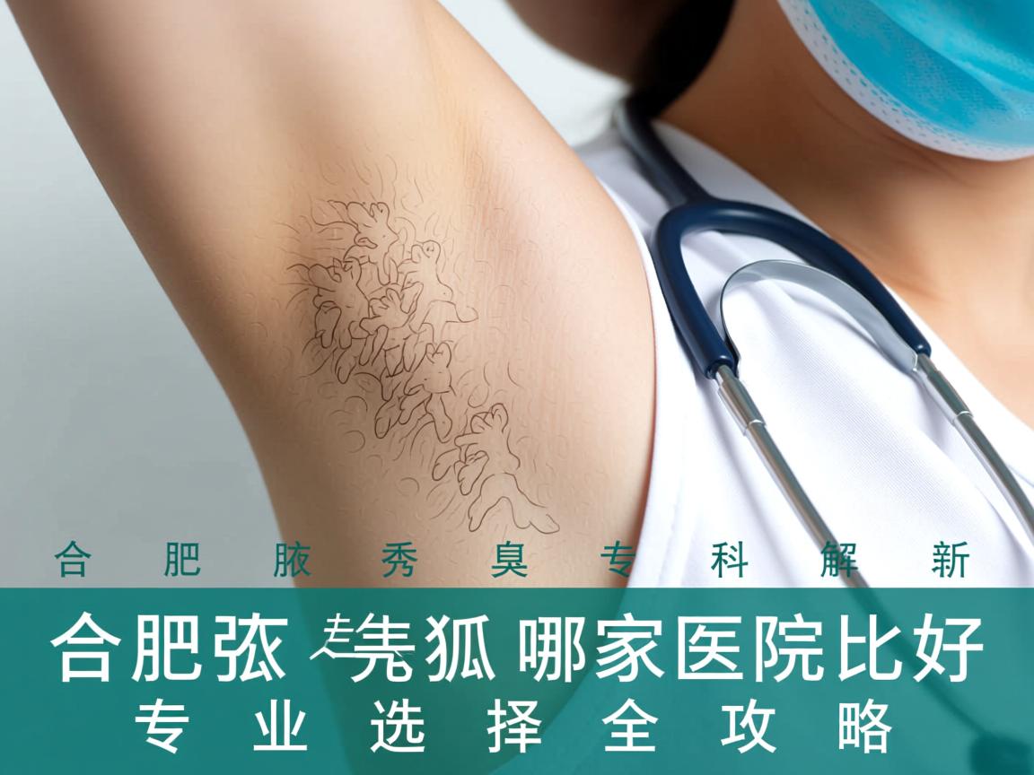 合肥腋秀腋臭专科解析，合肥去狐臭哪家医院比较好，专业选择全攻略