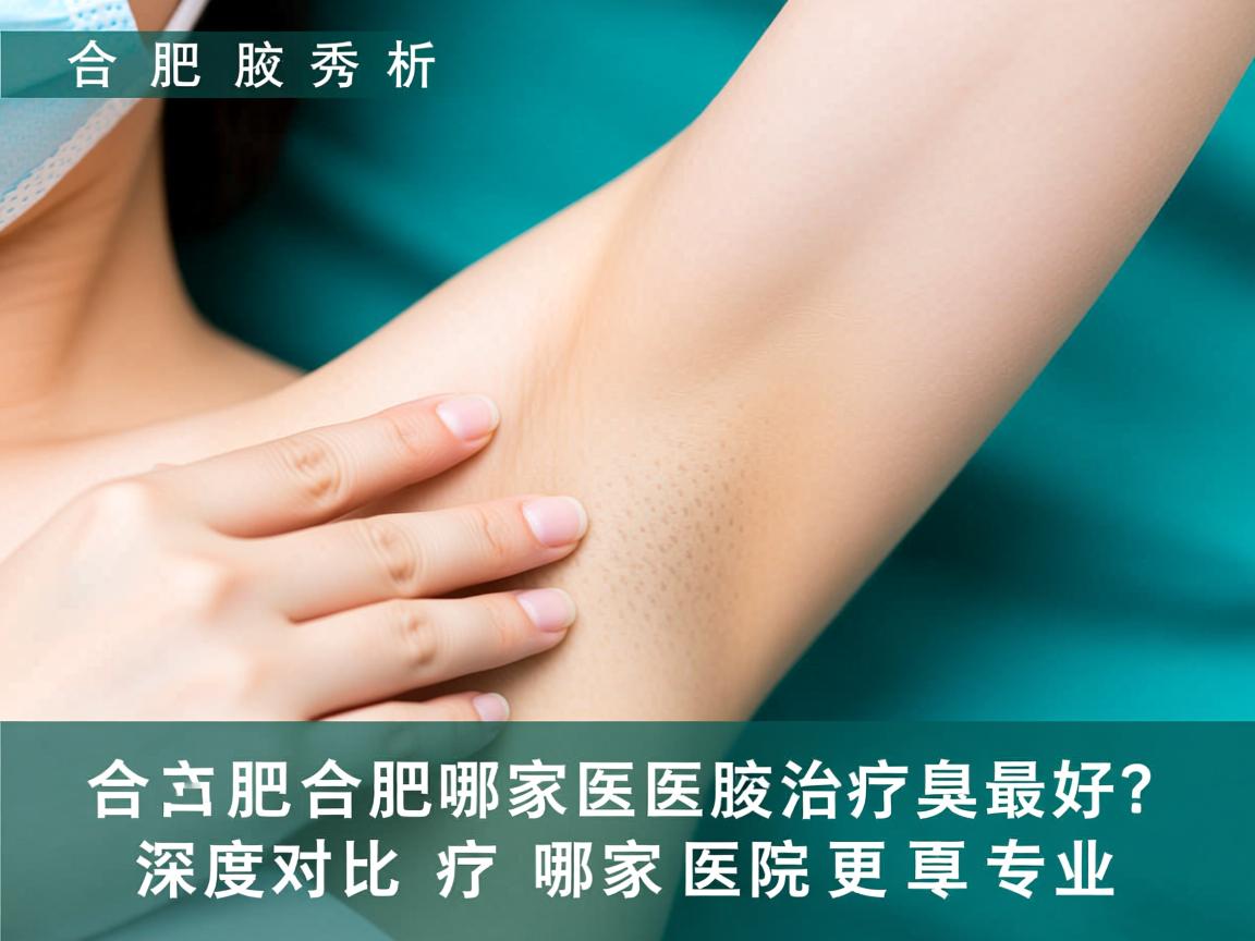 合肥腋秀解析，合肥哪家医院治疗腋臭最好？深度对比哪家医院更专业