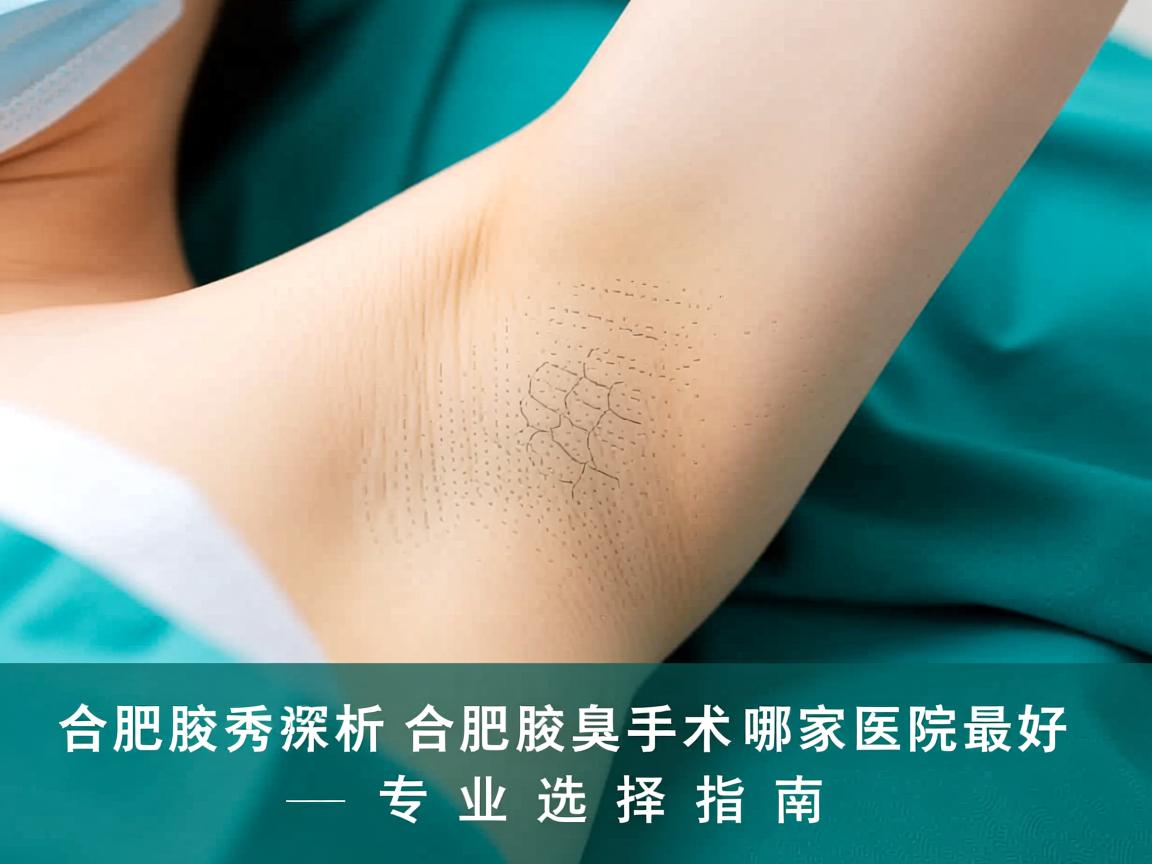 合肥腋秀解析，合肥腋臭手术哪家医院最好，专业选择指南
