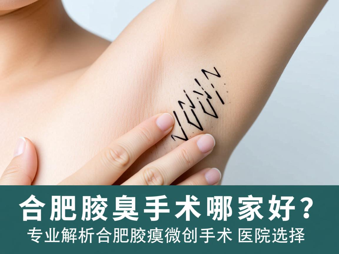 合肥腋臭手术哪家好？专业解析合肥腋臭微创手术医院选择