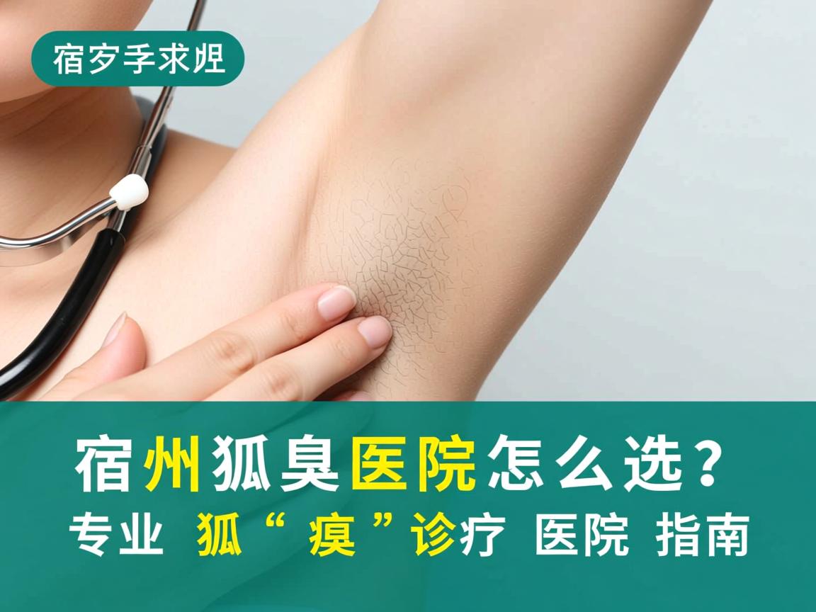 宿州狐臭医院怎么选？专业狐臭诊疗医院指南