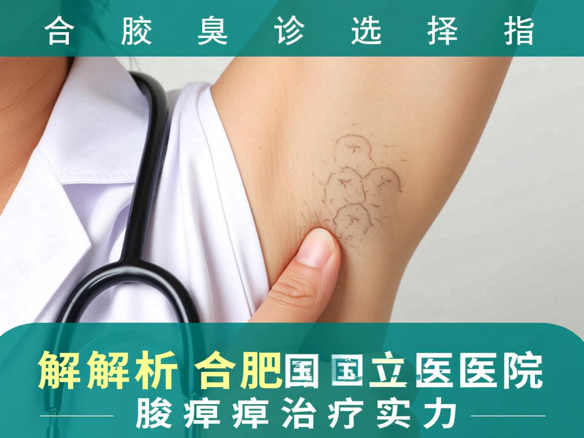 合肥腋臭诊疗选择指南，解析合肥国立医院腋臭治疗实力