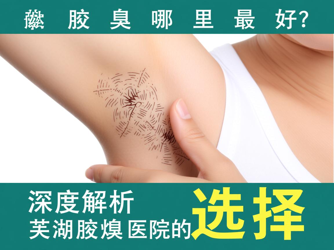 芜湖去腋臭哪里最好？深度解析芜湖腋臭医院的选择