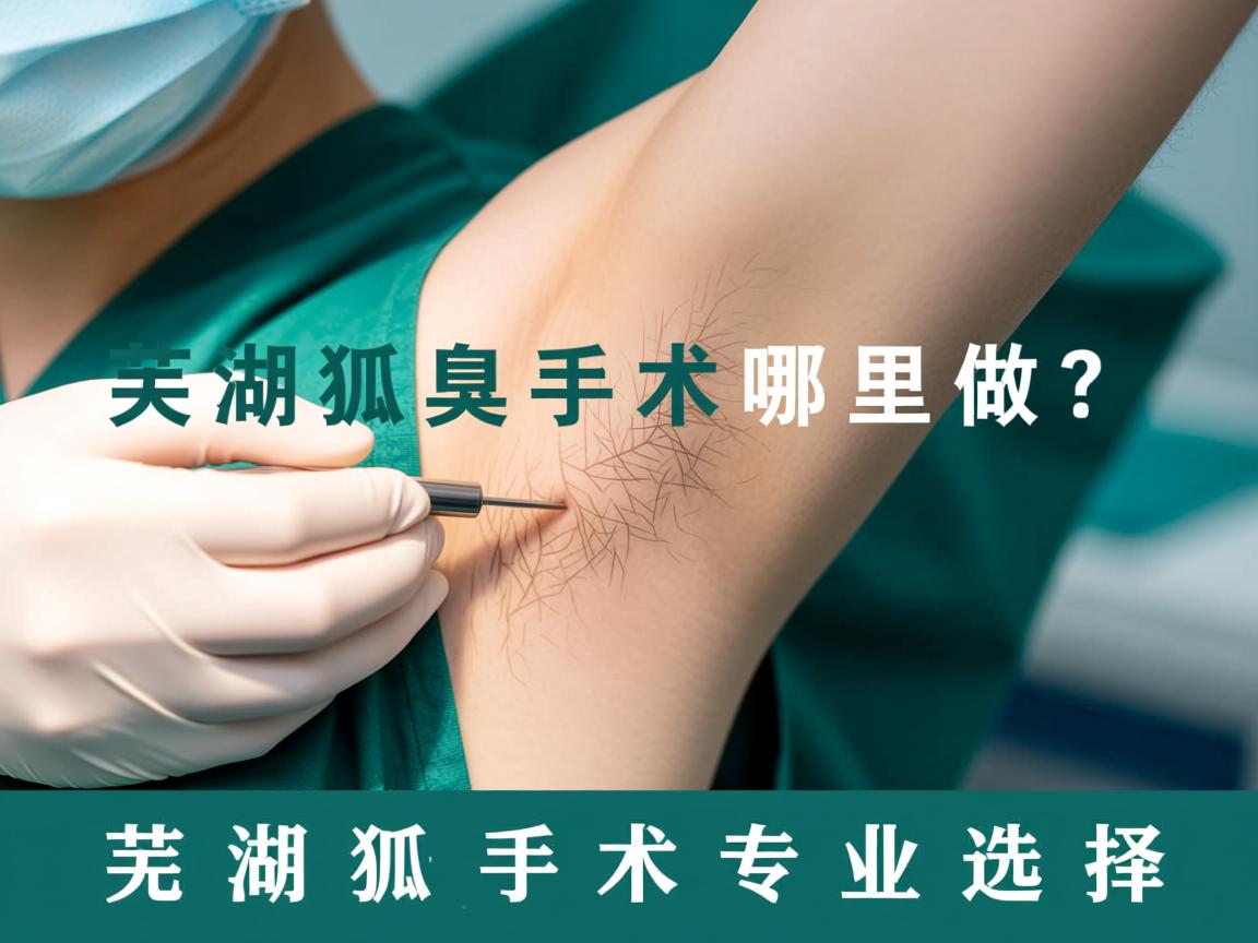 芜湖狐臭手术哪里做？详解芜湖狐臭手术专业选择