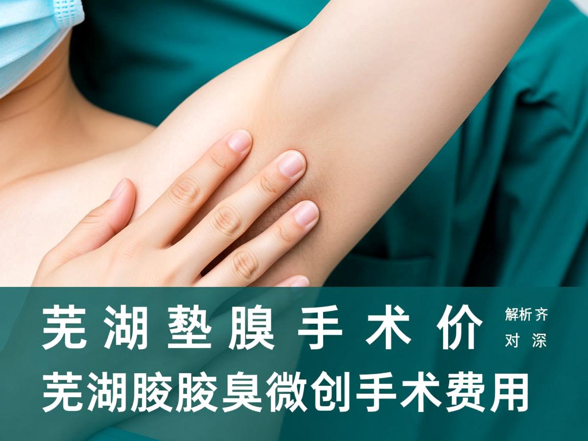 芜湖腋臭手术价格解析，深度对比芜湖腋臭微创手术费用