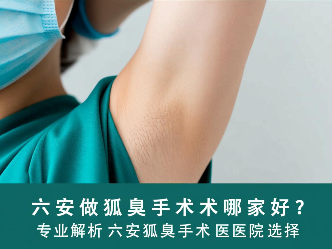 六安做狐臭手术哪家好？专业解析六安狐臭手术医院选择