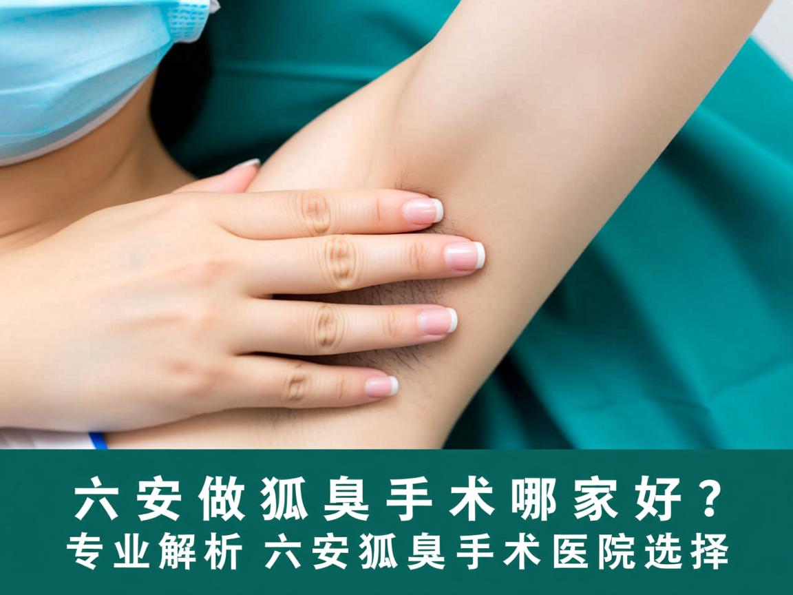 六安做狐臭手术哪家好？专业解析六安狐臭手术医院选择