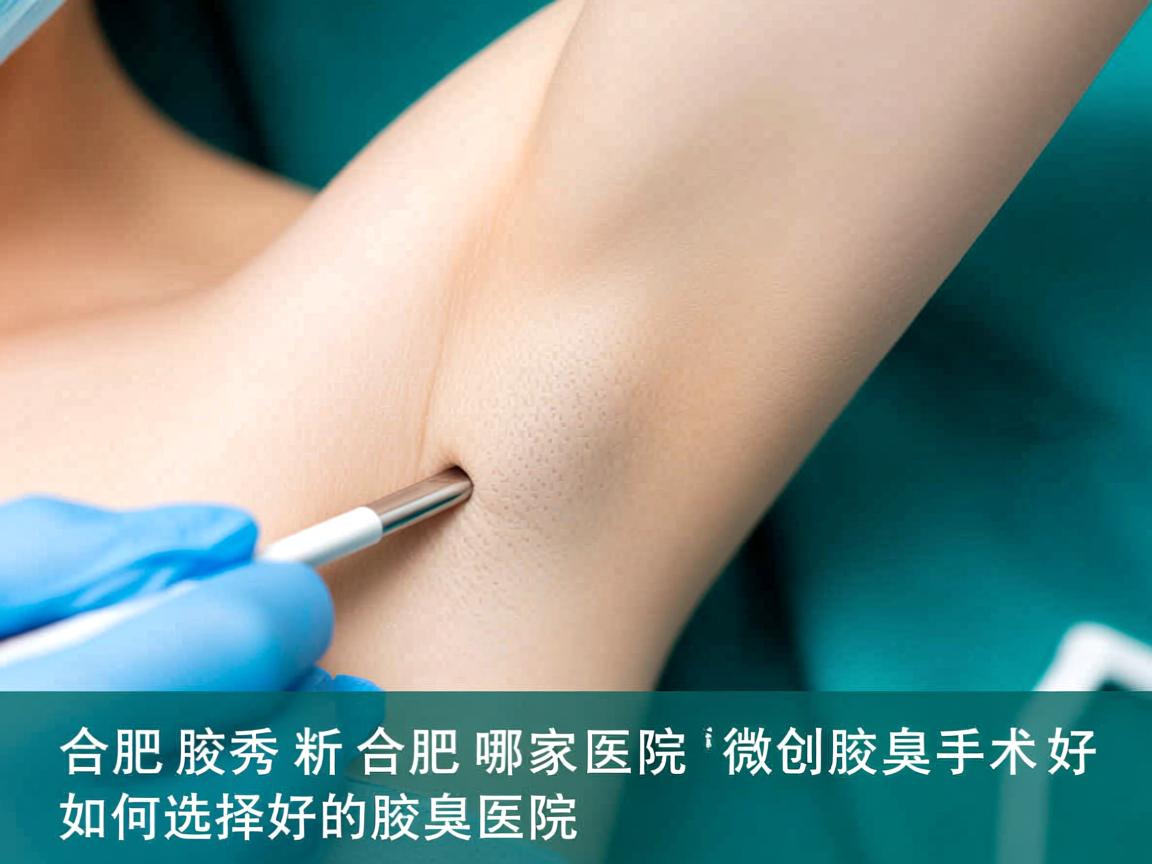 合肥腋秀解析，合肥哪家医院做微创腋臭手术好，如何选择好的腋臭医院