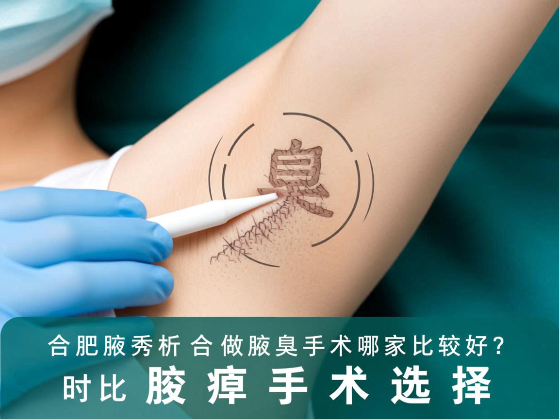 合肥腋秀解析，合肥做腋臭手术哪家比较好？深度对比腋臭手术选择
