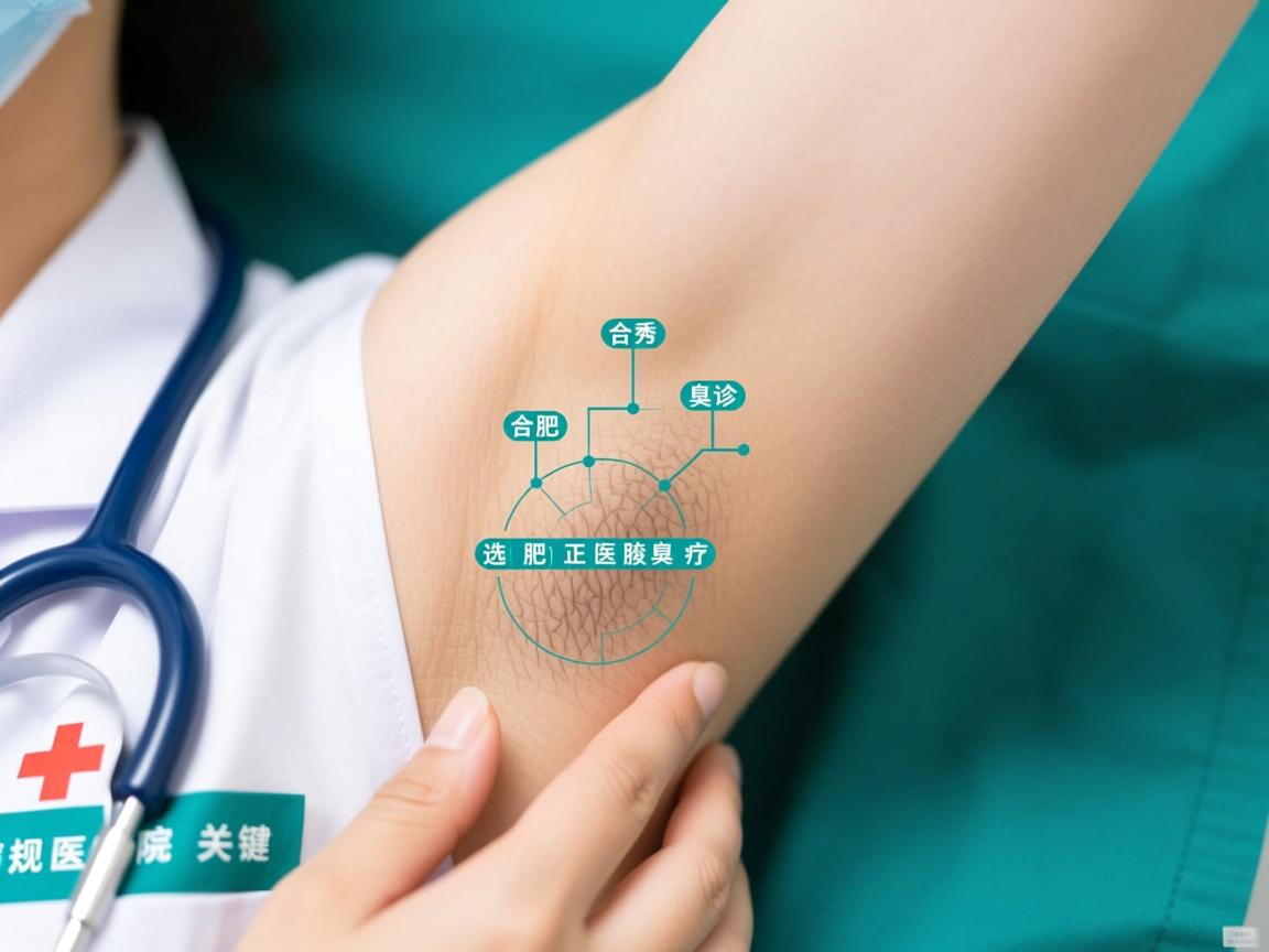 合肥腋秀解析腋臭诊疗，选择合肥正规腋臭医院的关键