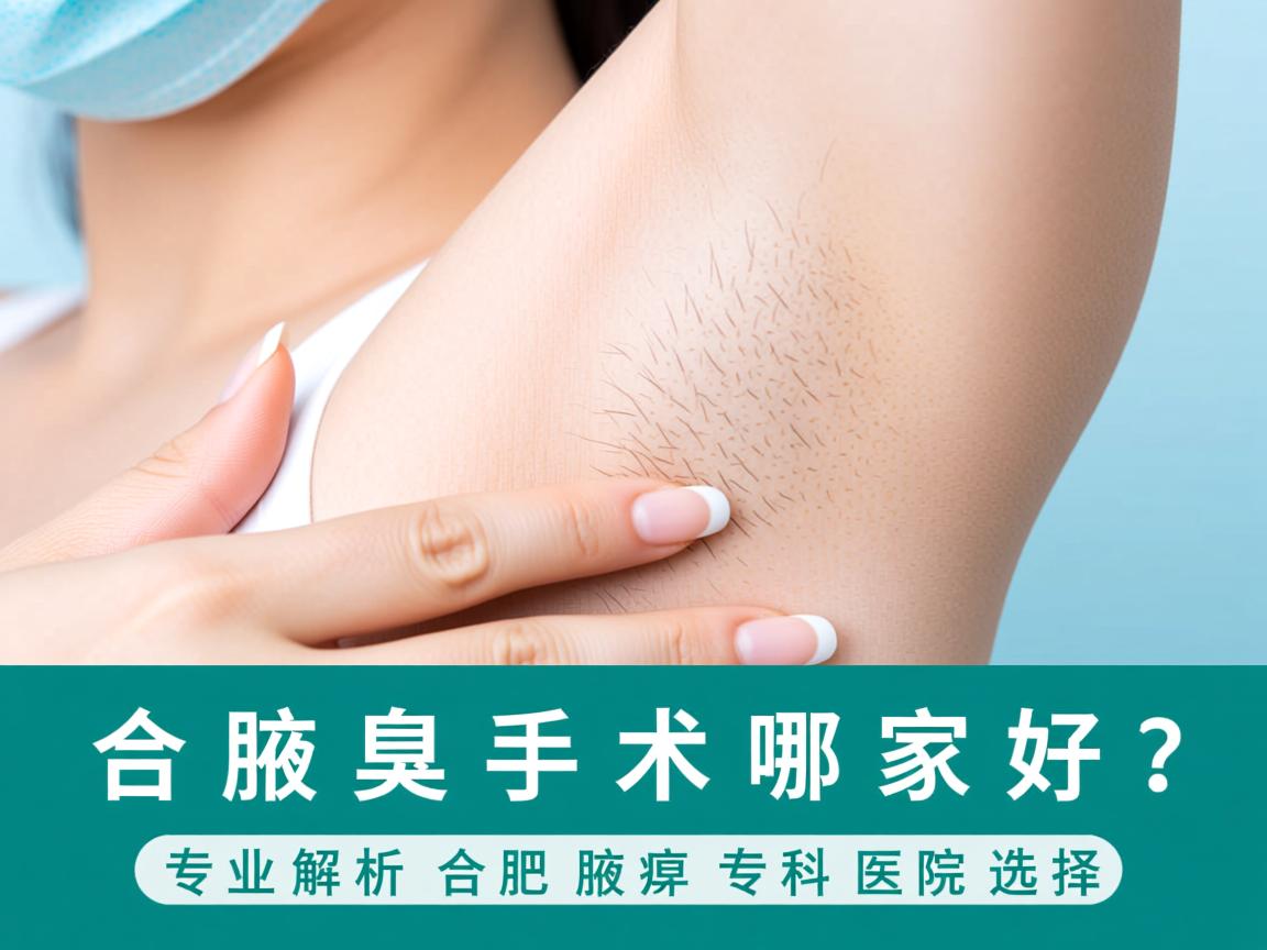 合肥腋臭手术哪家好？专业解析合肥腋臭专科医院选择