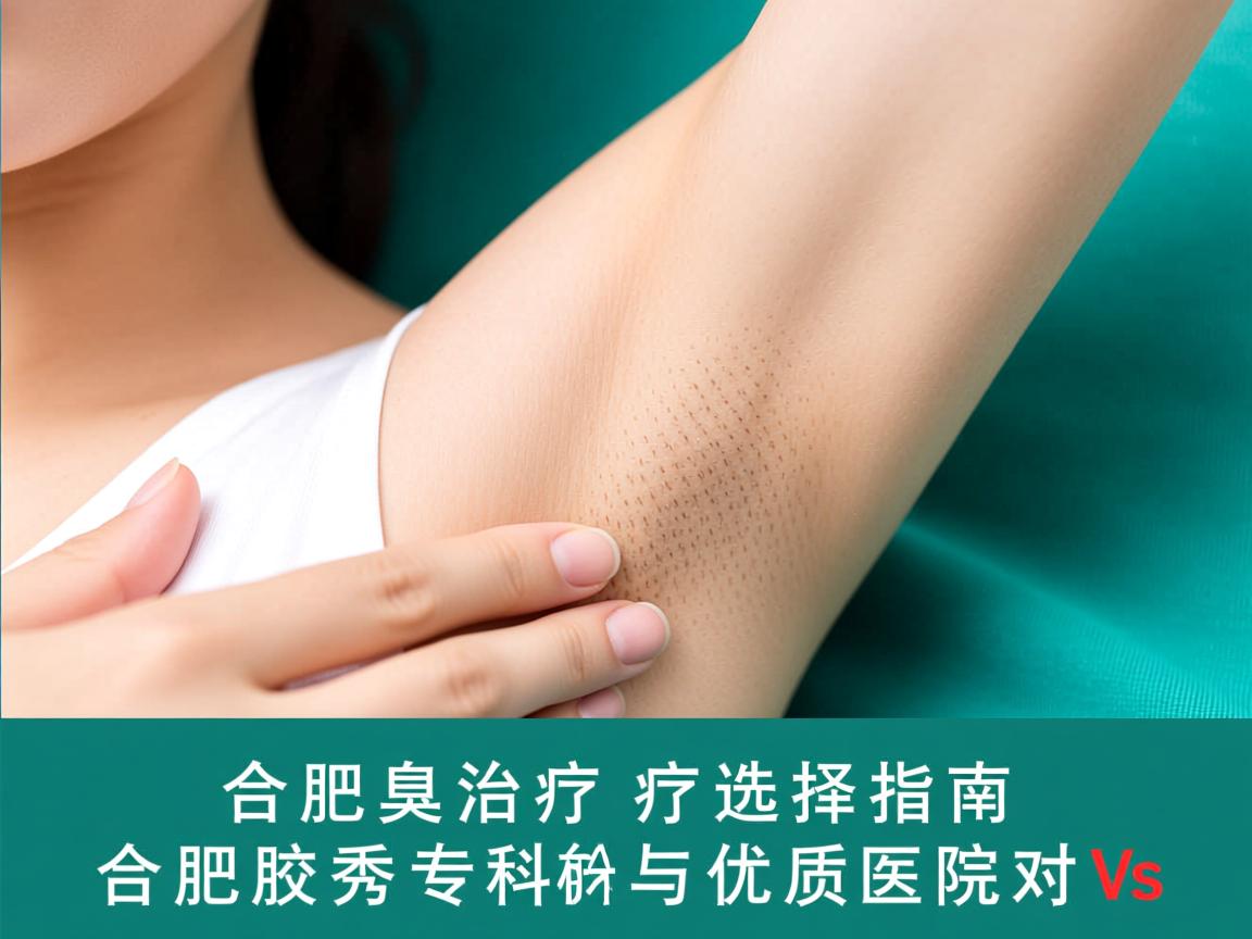 合肥腋臭治疗选择指南，解析合肥腋秀专科与优质医院对比
