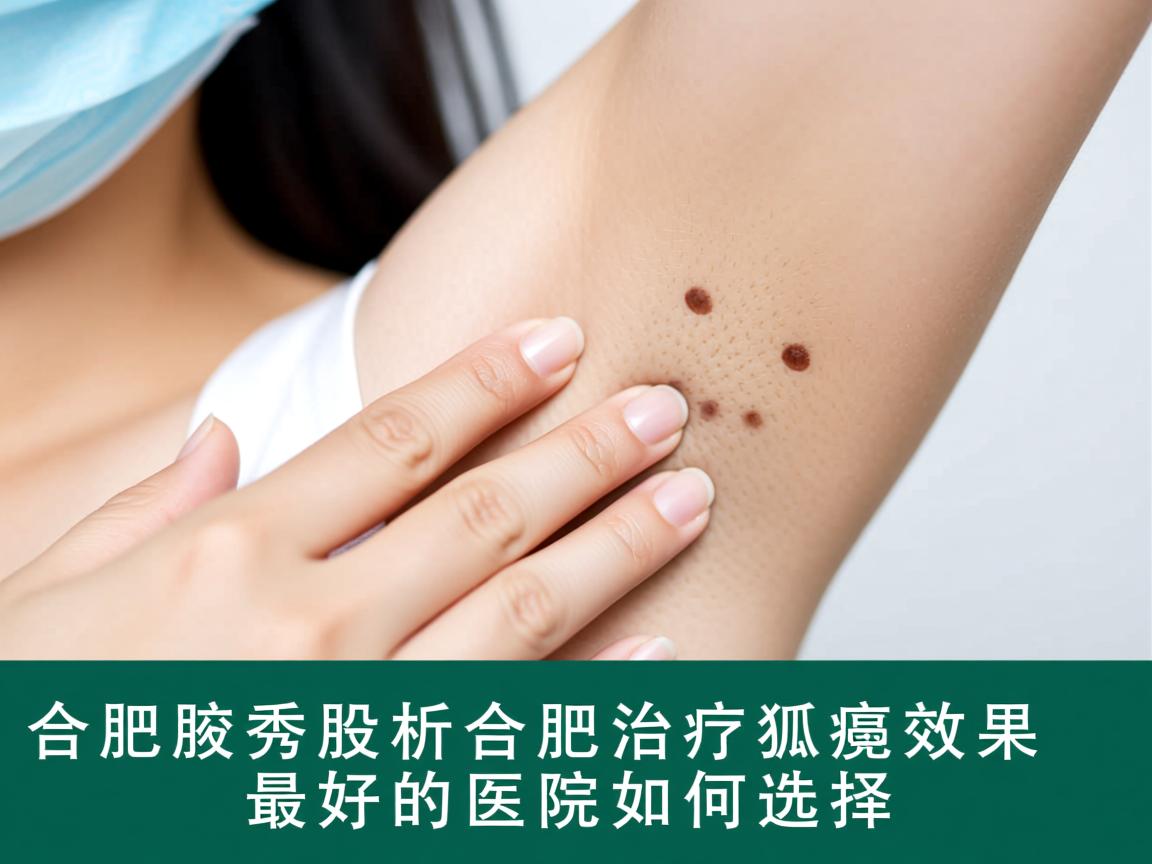 合肥腋秀解析，合肥治疗狐臭效果最好的医院如何选择