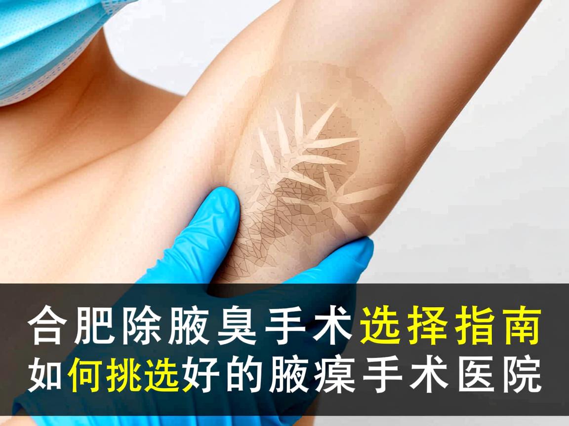 合肥除腋臭手术选择指南,如何挑选好的腋臭手术医院 合肥除腋臭手术选择指南,如何挑选好的腋臭手术医院