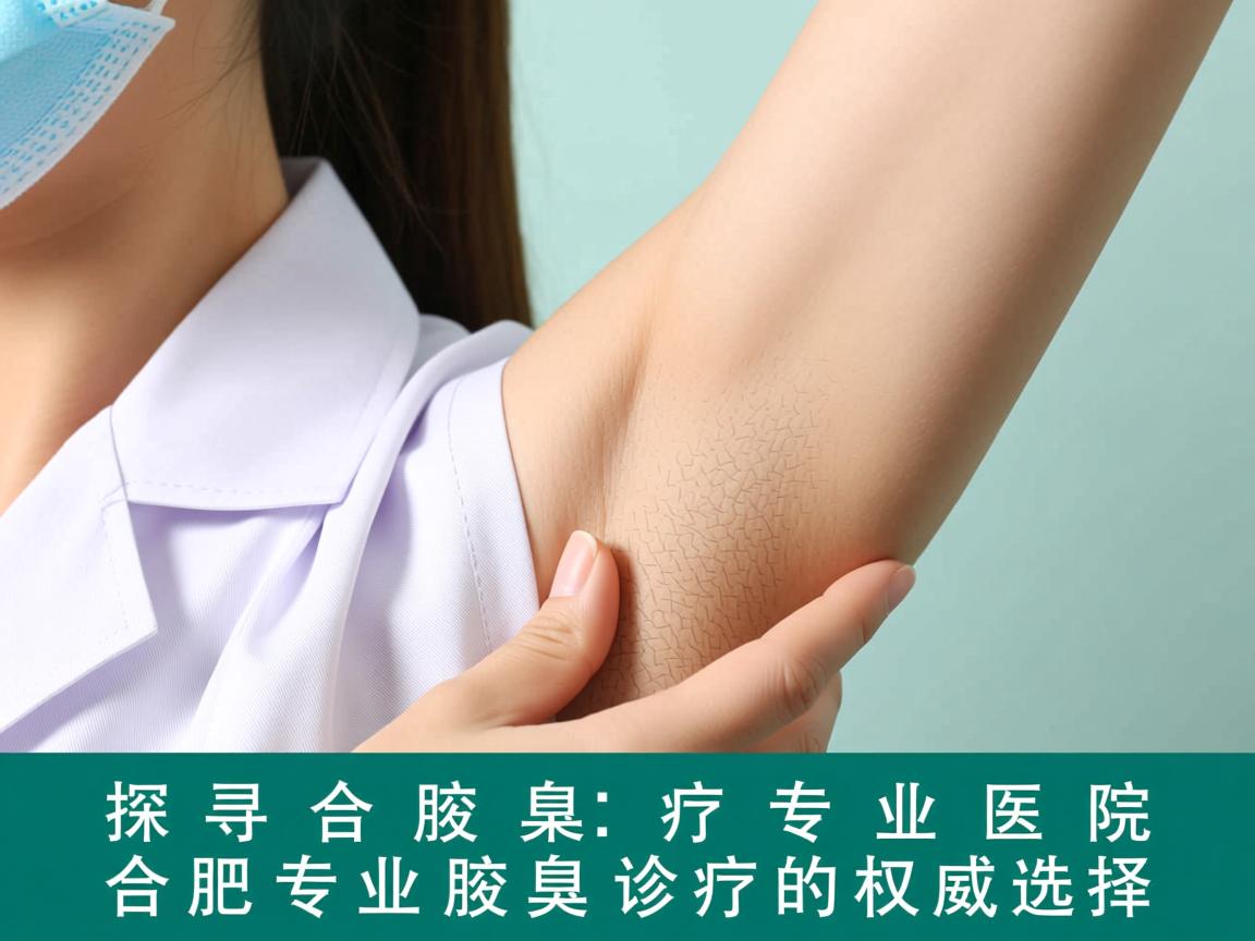 探寻合肥腋臭治疗专业医院，合肥专业腋臭诊疗的权威选择