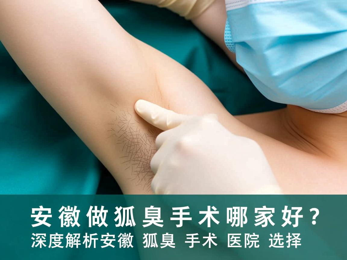 安徽做狐臭手术哪家好？深度解析安徽狐臭手术医院选择
