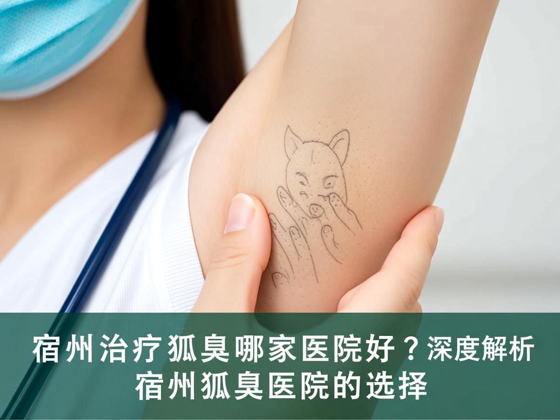 宿州治疗狐臭哪家医院好？深度解析宿州狐臭医院的选择