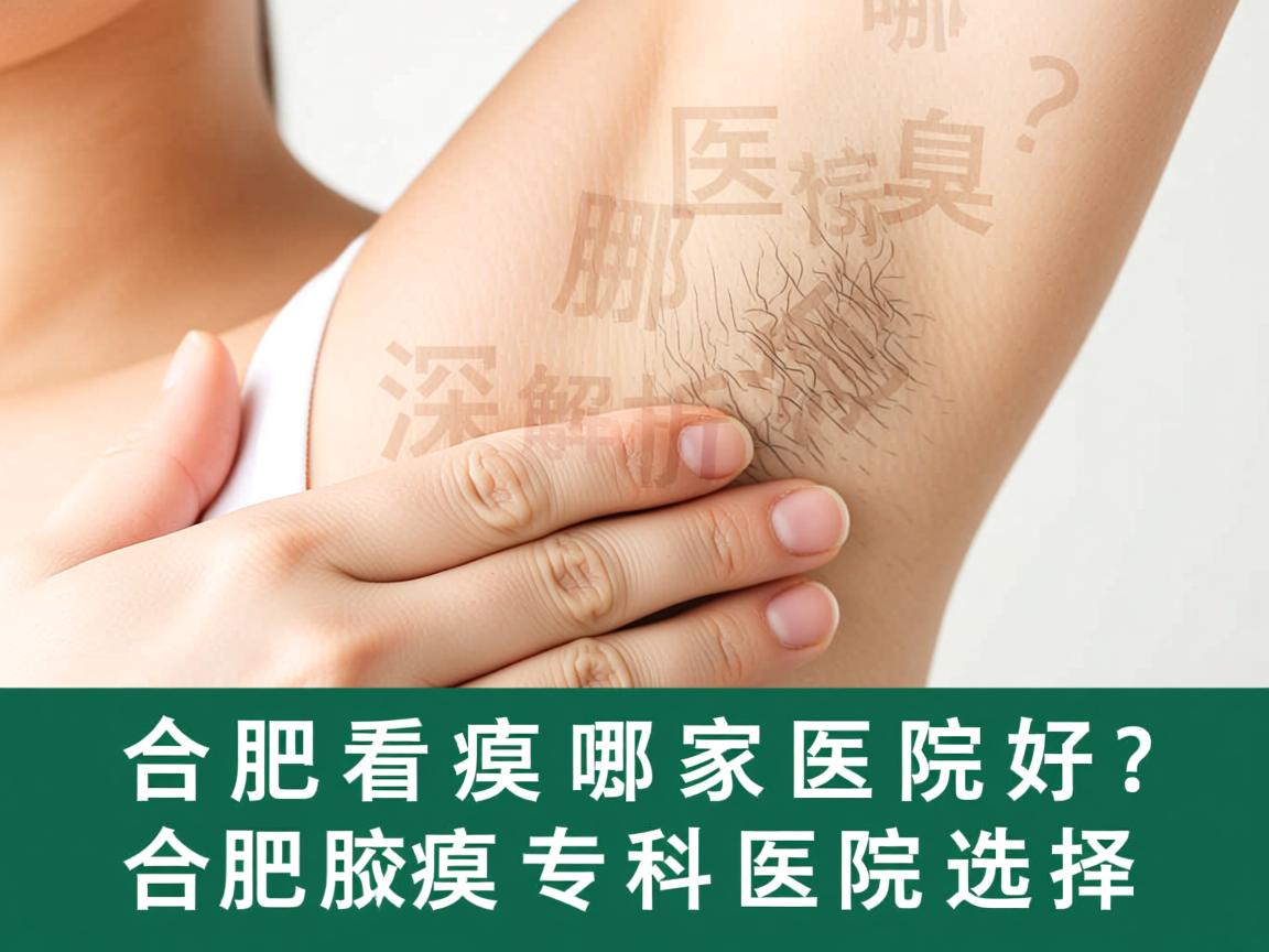 合肥看腋臭哪家医院好？深度解析合肥腋臭专科医院选择