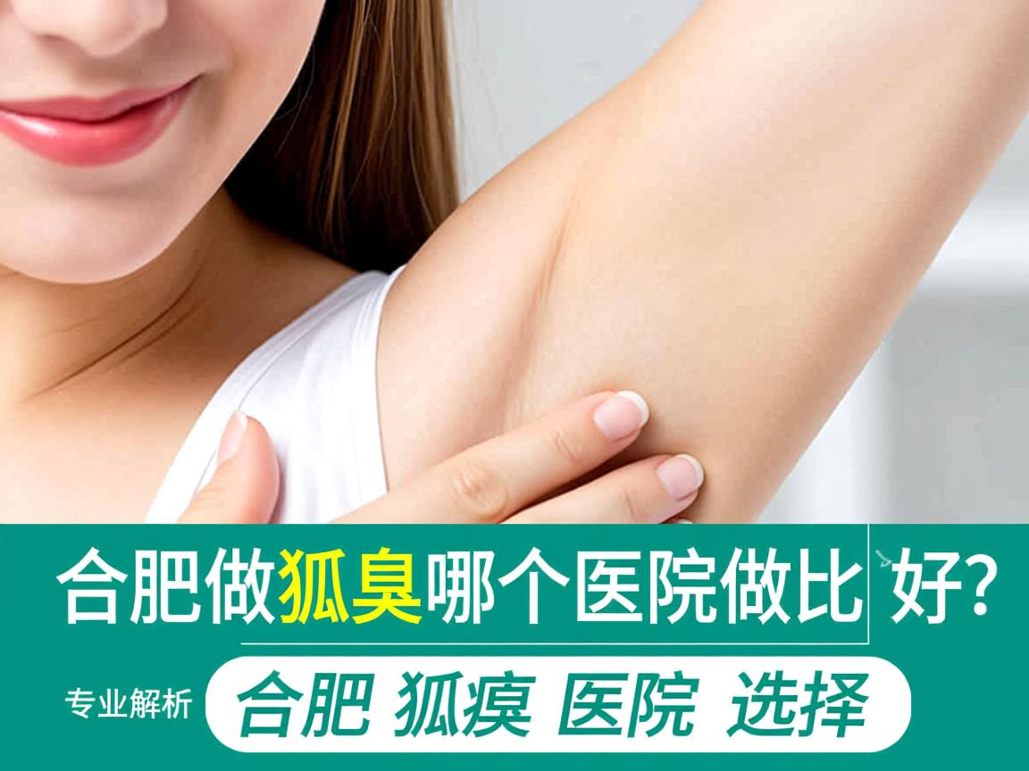 合肥做狐臭哪个医院做比较好？专业解析合肥狐臭医院的选择