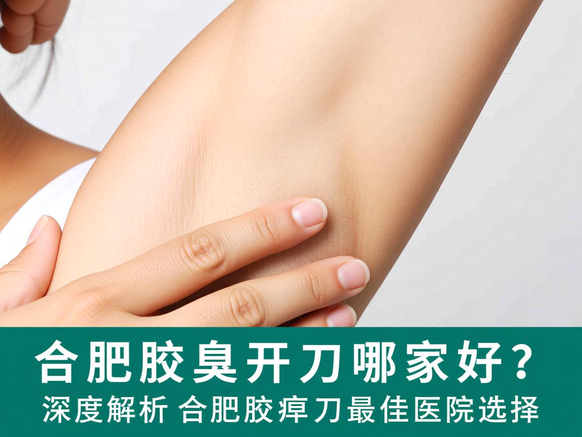 合肥腋臭开刀哪家好？深度解析合肥腋臭开刀最佳医院选择
