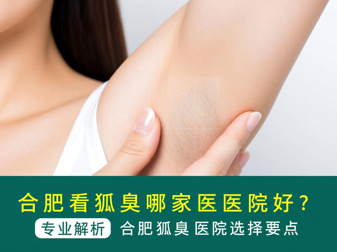 合肥看狐臭哪家医院好？专业解析合肥狐臭医院选择要点