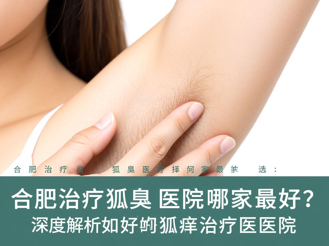 合肥治疗狐臭医院哪家最好？深度解析如何选择最好的狐臭治疗医院
