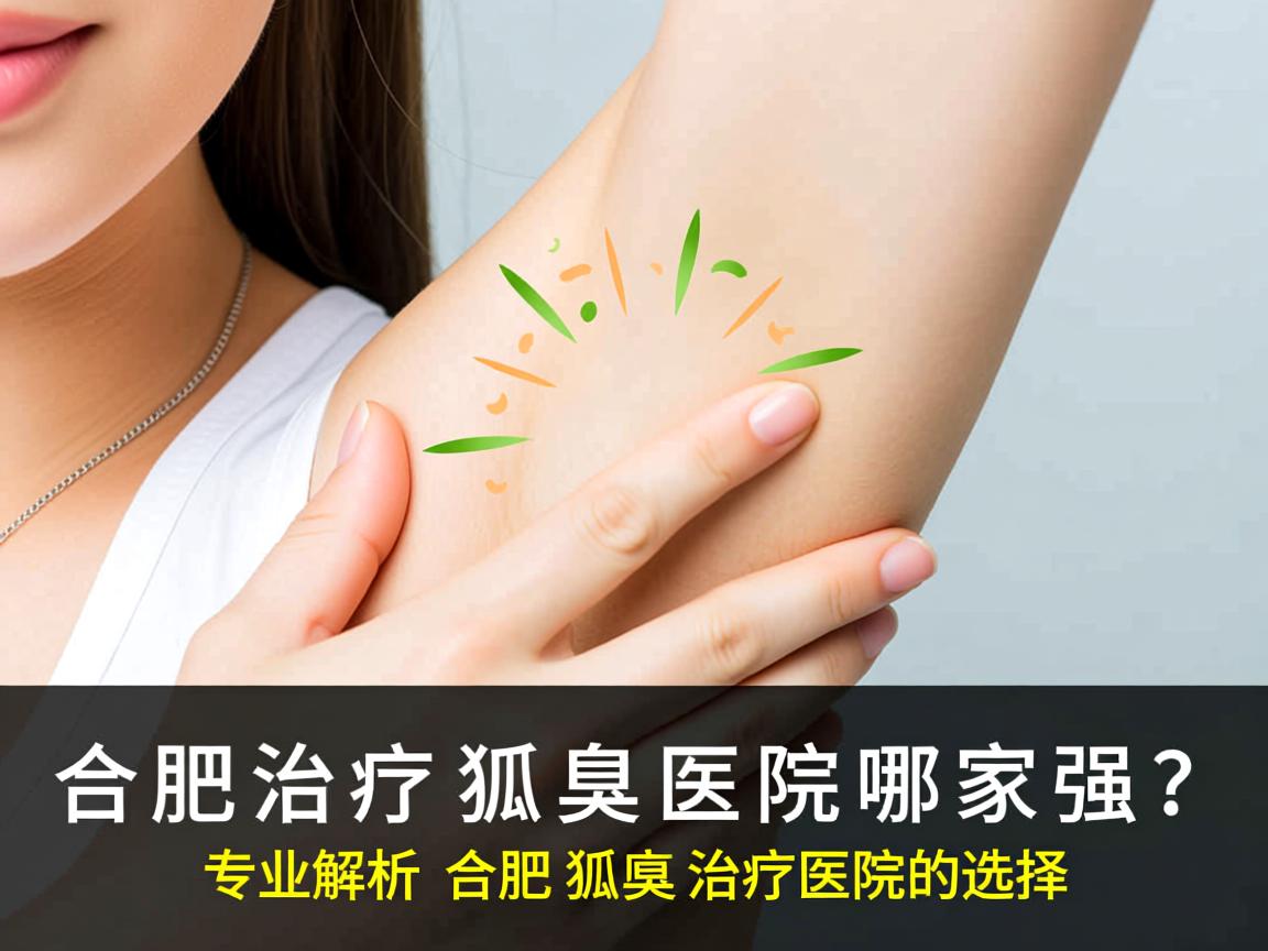 合肥治疗狐臭医院哪家强？专业解析合肥狐臭治疗医院的选择